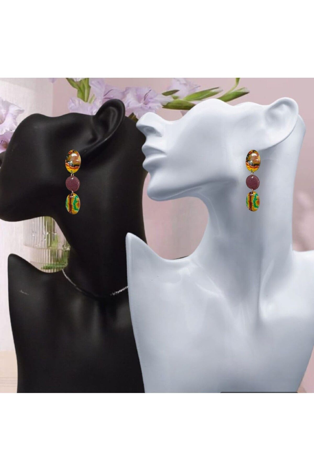 Dodemert Home Alaca Tasarim Doğaltaş Görünümlü Polimer Kil & Epoksi Tasarim Küp