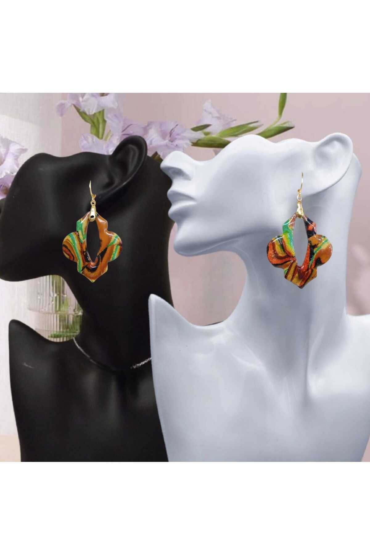 Alaca Tasarım Doğaltaş Görünümlü Polimer Kil & Epoksi Tasarım Küp