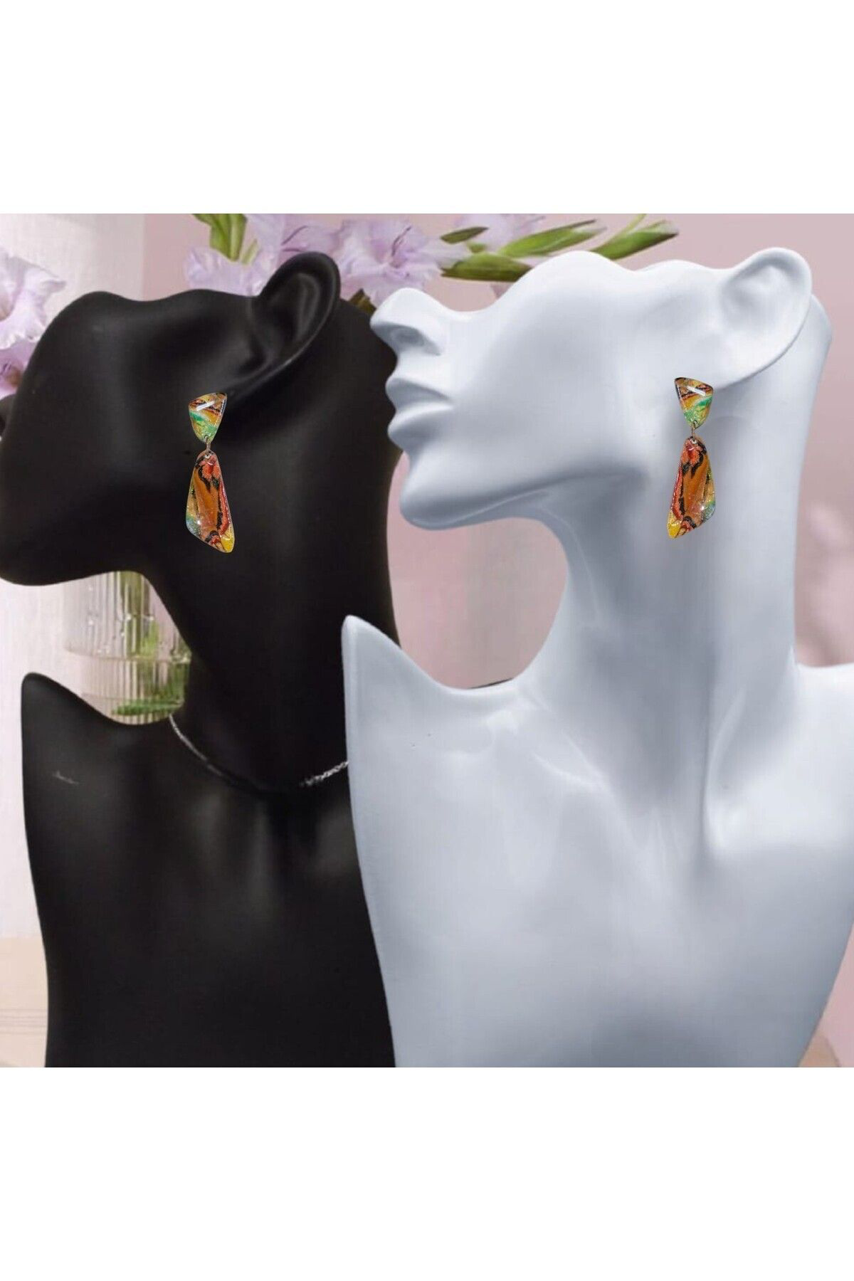 Alaca Tasarım Doğaltaş Görünümlü Polimer Kil & Epoksi Tasarım Küp