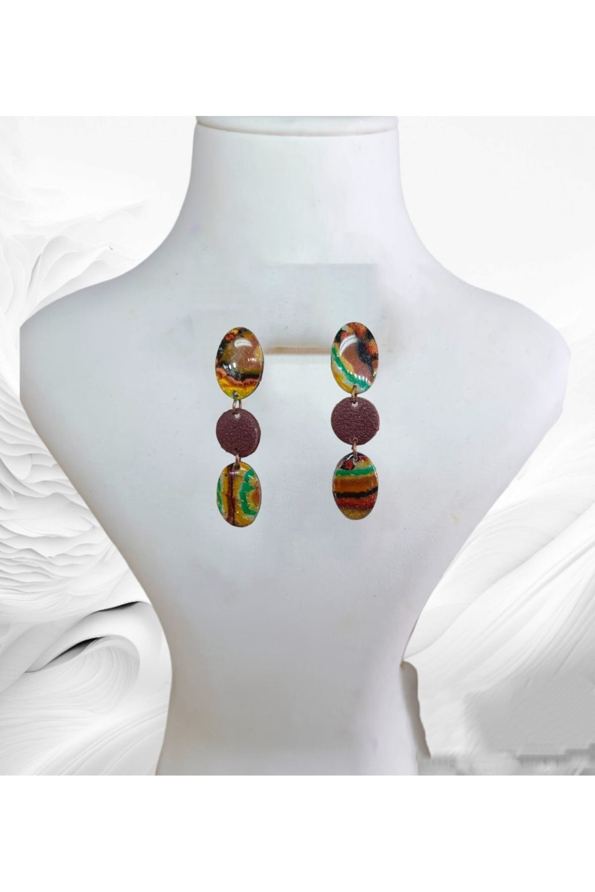 Dodemert Home Alaca Tasarim Doğaltaş Görünümlü Polimer Kil & Epoksi Tasarim Küp