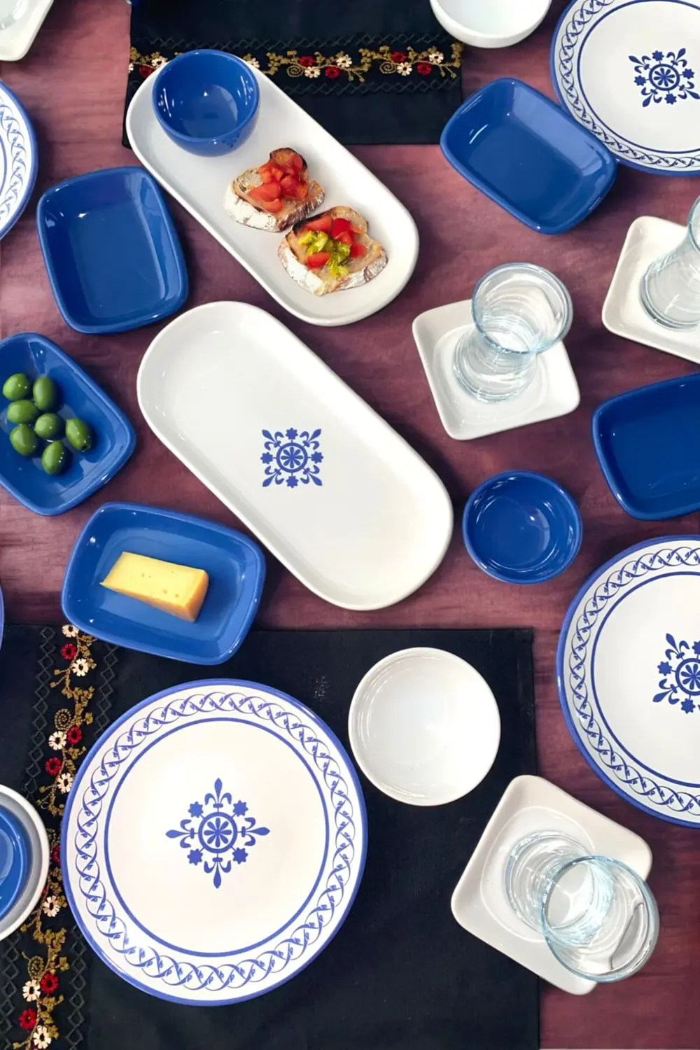 Keramika Alaçatı 32 Parça 6 Kişilik Kahvaltı Takımı