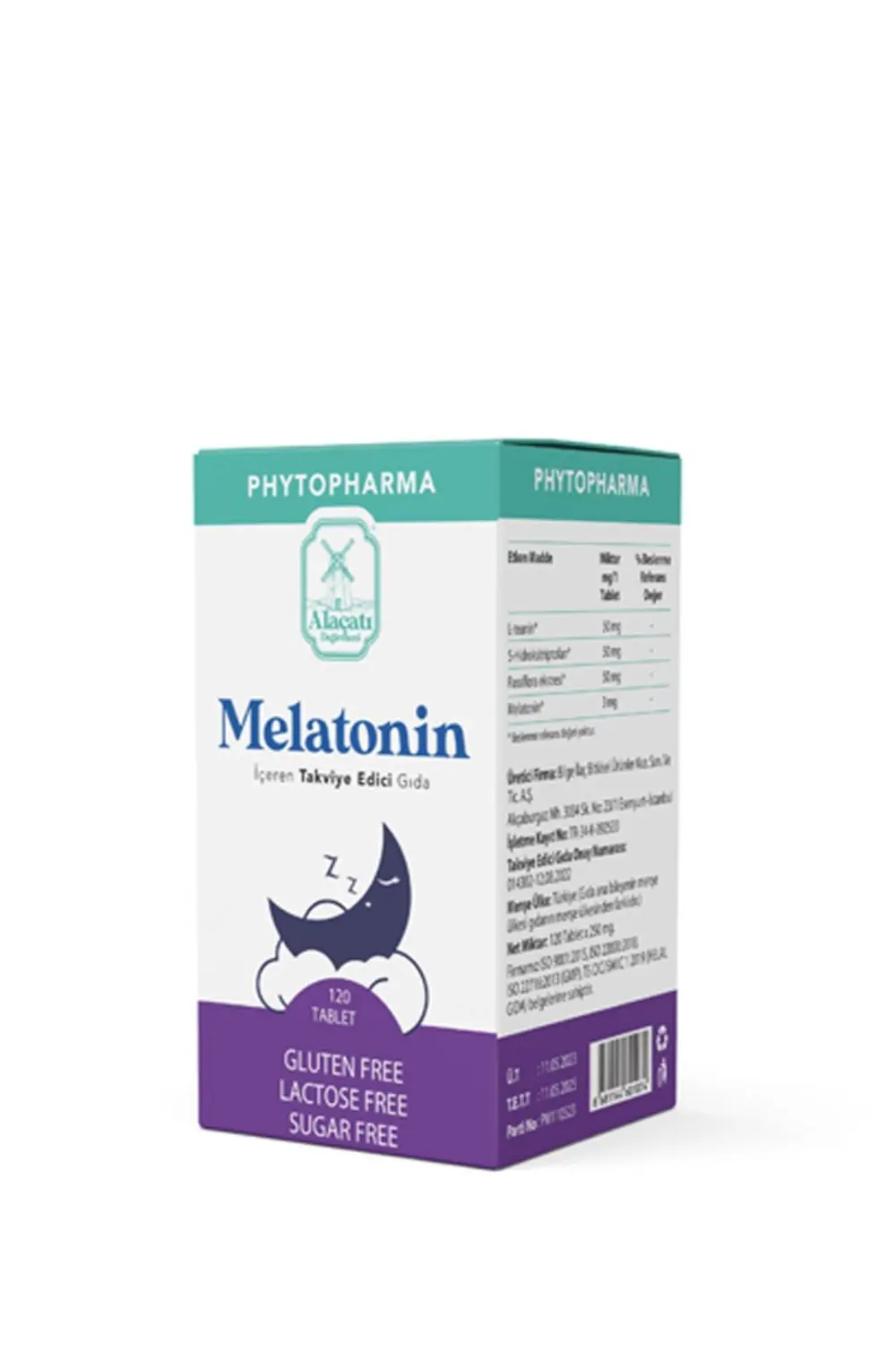 Alaçatı Değirmeni Melatonin 120 Tablet Alaçatı Değirmeni Melatonin 120 Tablet