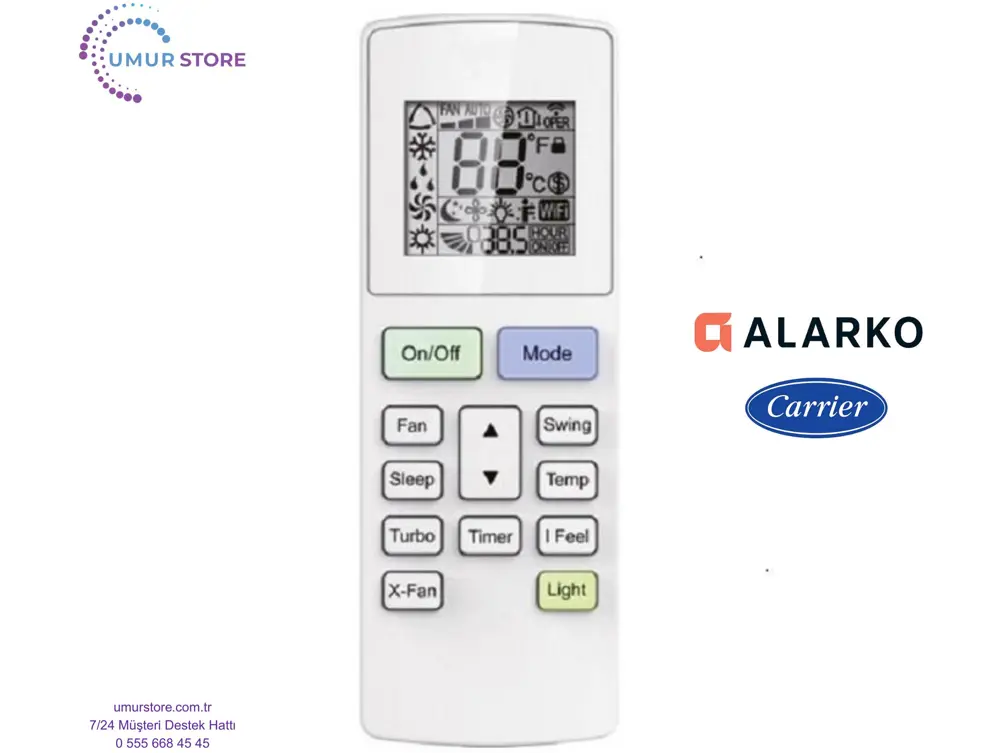 Alarko Flair İnverter Klima Kumandası Alarko Flair İnverter Klima Kumandası
