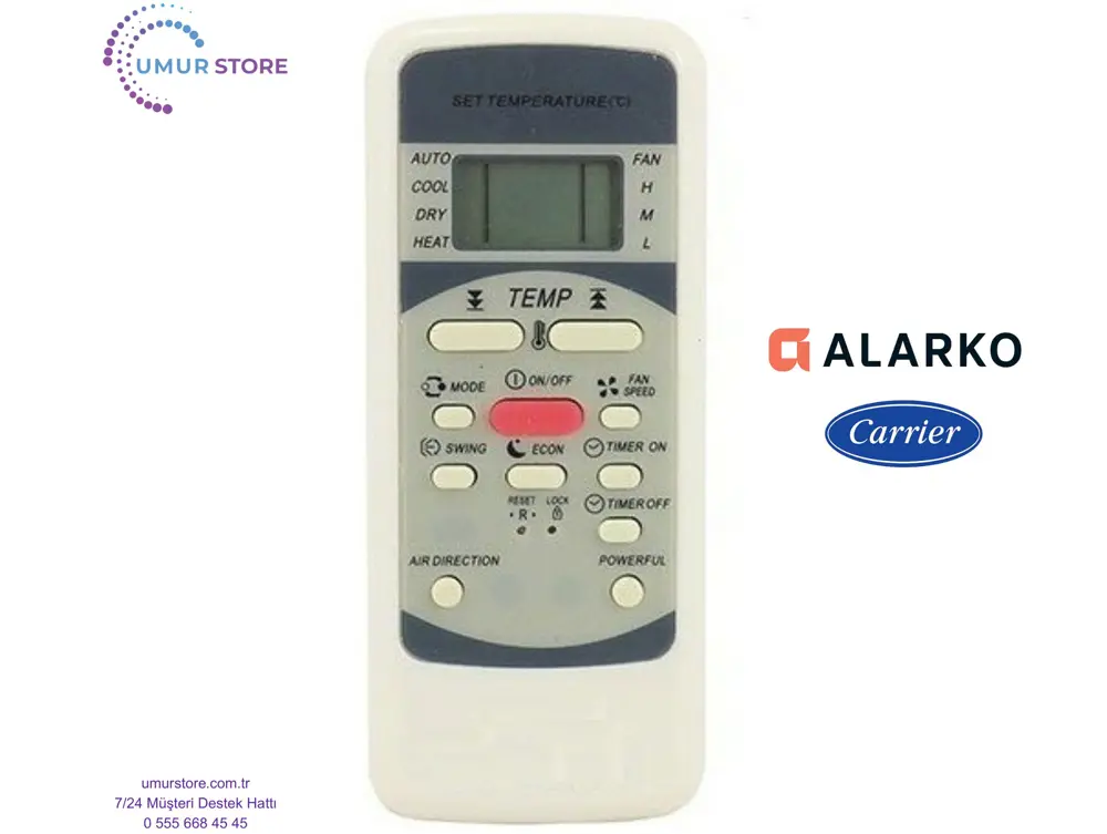 Alarko R51 E Model Klima Kumandası