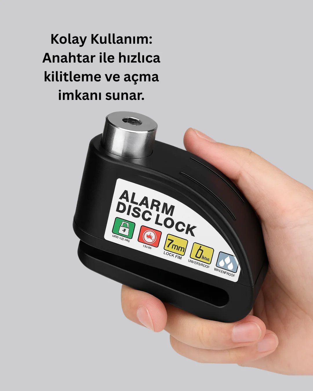 Alarm Disk Fren Kilidi Paslanmaz Çelik Motosiklet Scooter Bisiklet Fiyatı, Yorumları ve Özellikleri