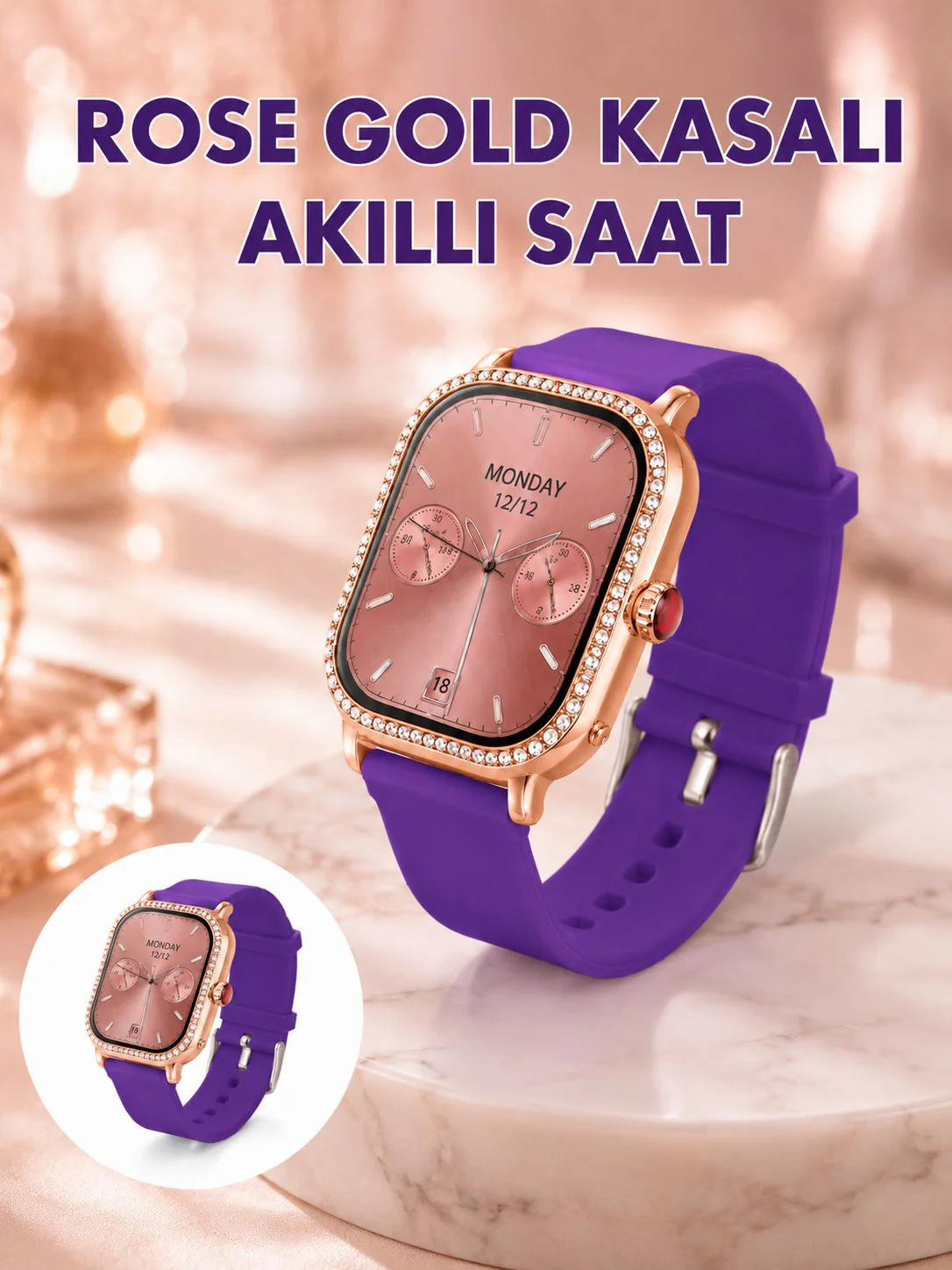 Alarm Takvim ve Hesap Makinesi Özellikli Akıllı Saat Alarm Takvim ve Hesap Makinesi Özellikli Akıllı Saat