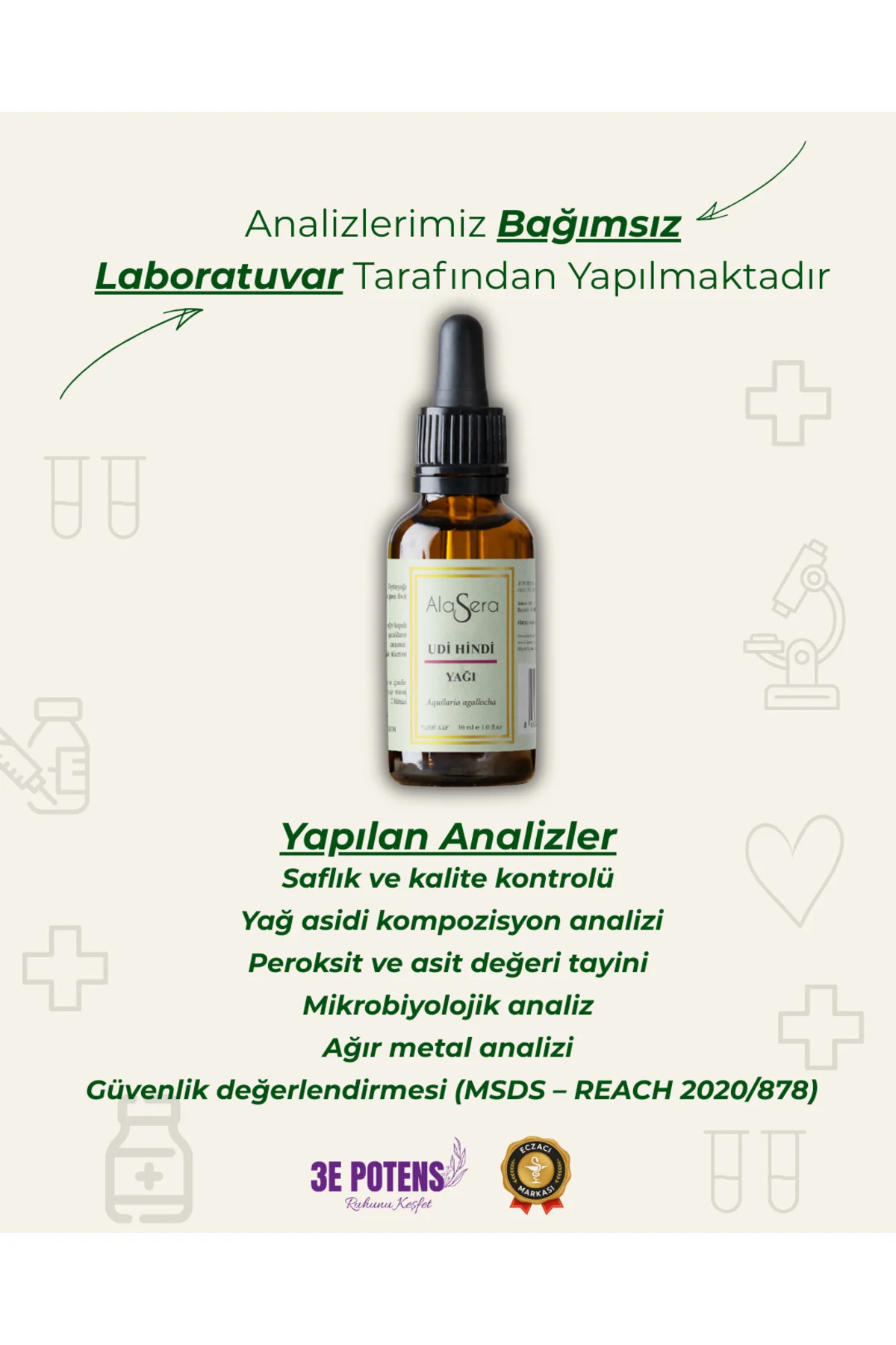 AlaSera Udi Hindi Yağı 30 ML %100 Saf Fiyatı, Yorumları ve Özellikleri
