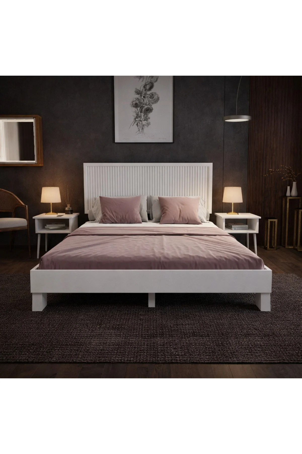 Alaz Model Dikey Başlıklı Ahşap Karyola- Ahşap Karyola Dikey Çizgili Modern Başlık Alaz Model Dikey Başlıklı Ahşap Karyola- Ahşap Karyola Dikey Çizgili Modern Başlık Fiyatı, Yorumları ve Özellikleri