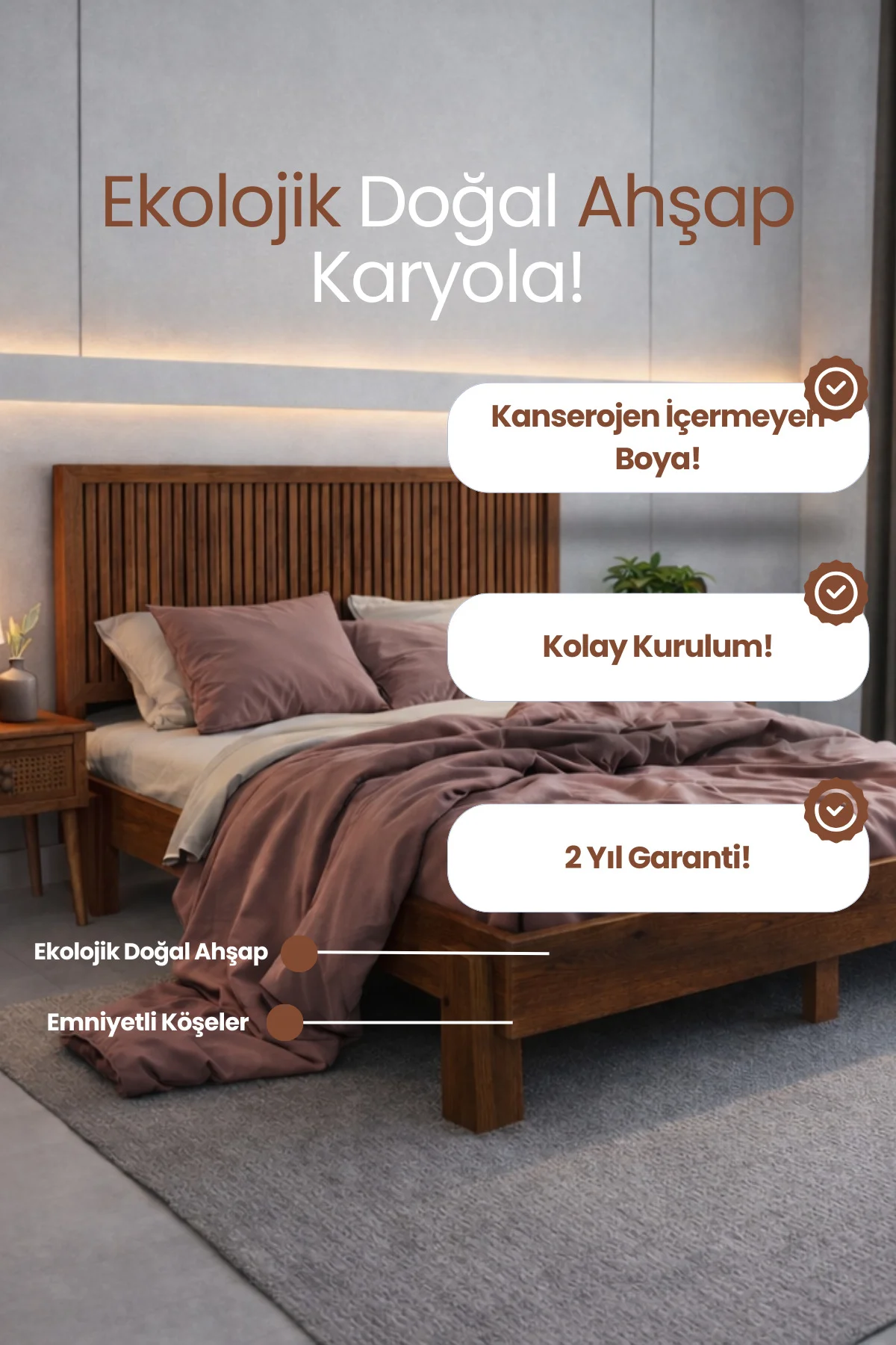Alaz Model Dikey Başlıklı Ahşap Karyola- Ahşap Karyola Dikey Çizgili Modern Başlık Alaz Model Dikey Başlıklı Ahşap Karyola- Ahşap Karyola Dikey Çizgili Modern Başlık Fiyatı, Yorumları ve Özellikleri