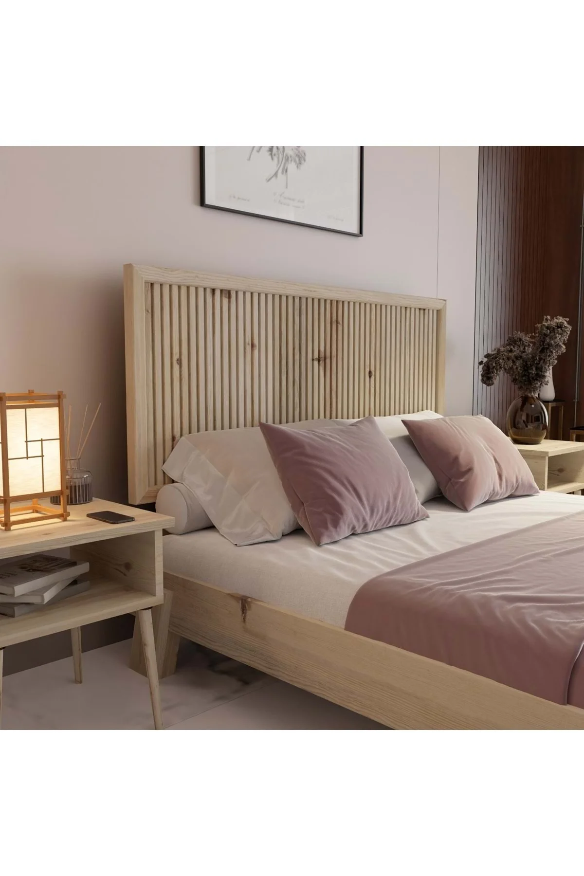 Alaz Model Doğal Çam Ahşap Karyola ( Dikey ) Alaz Model Doğal Çam Ahşap Karyola ( Dikey ) Fiyatı, Yorumları ve Özellikleri