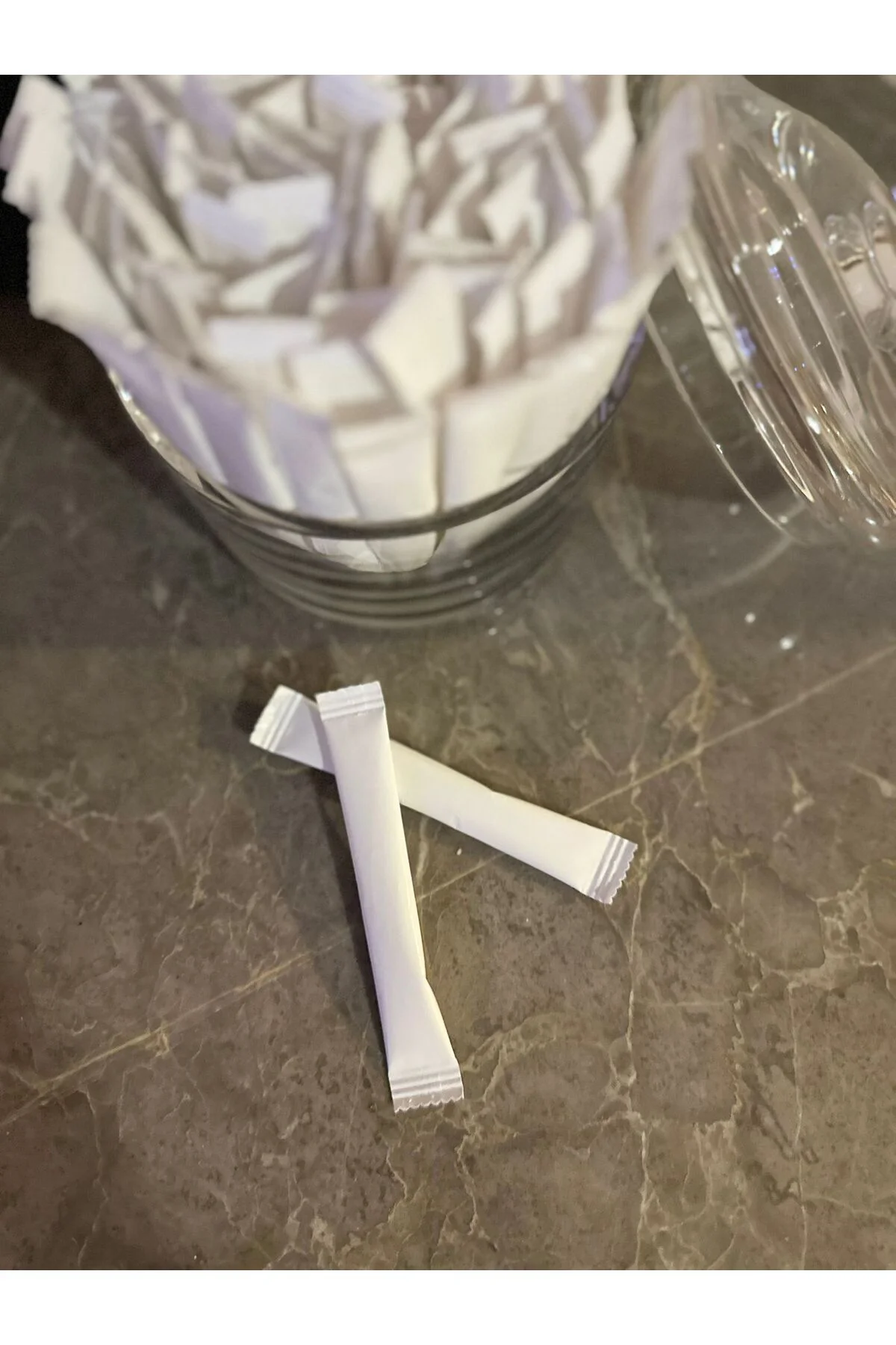 Alazpack Stick Şeker Beyaz Şeker Toz Şeker Çubuk Şeker Baskısız 3