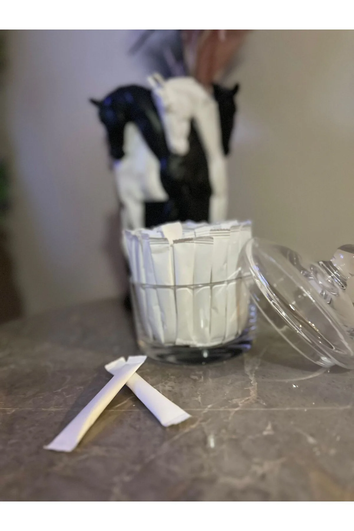 Alazpack Stick Şeker Beyaz Şeker Toz Şeker Çubuk Şeker Baskısız 3