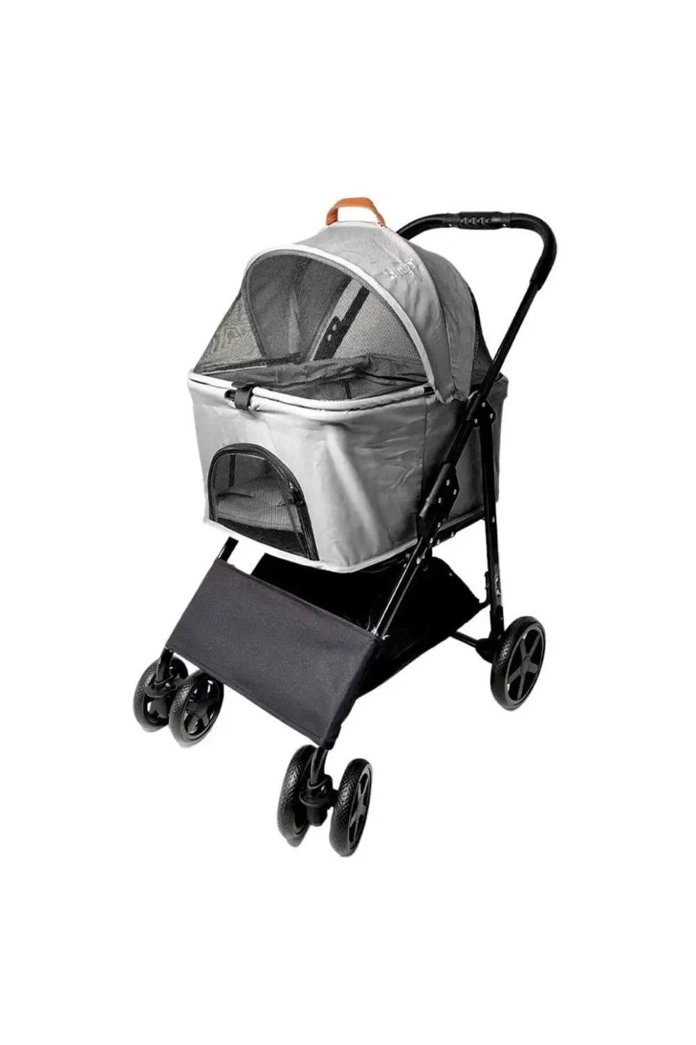 Albon Kedi & Köpek Arabası Gri 53x77x100 Cm