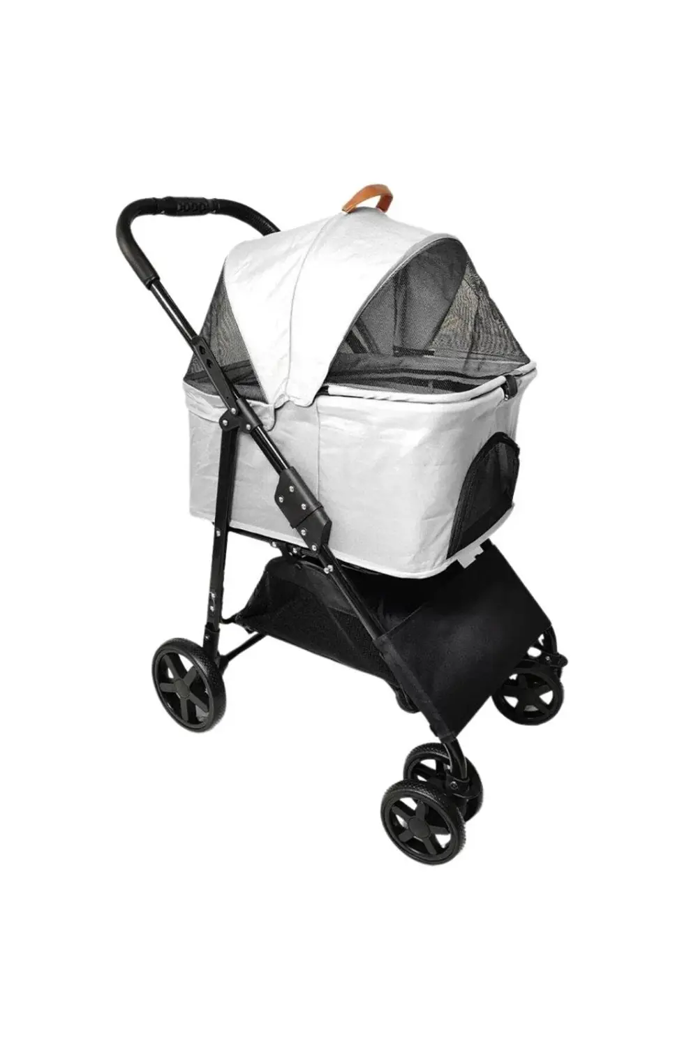 Albon Kedi & Köpek Arabası Gri 53x77x100 Cm