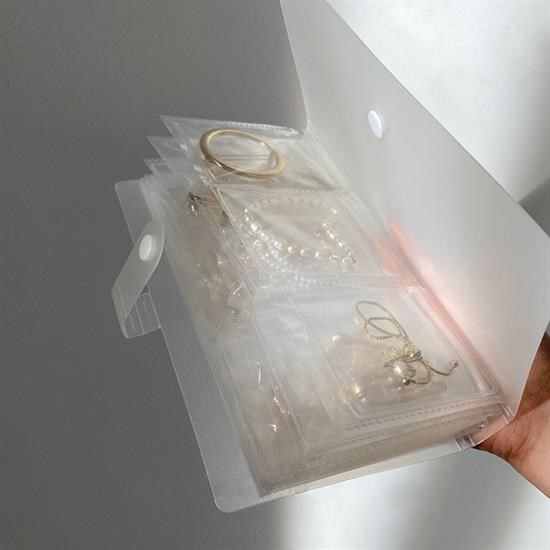 Albüm Şeklinde Aksesuar, Takı Saklama Poşetleri Kolye, Küpe, Bile