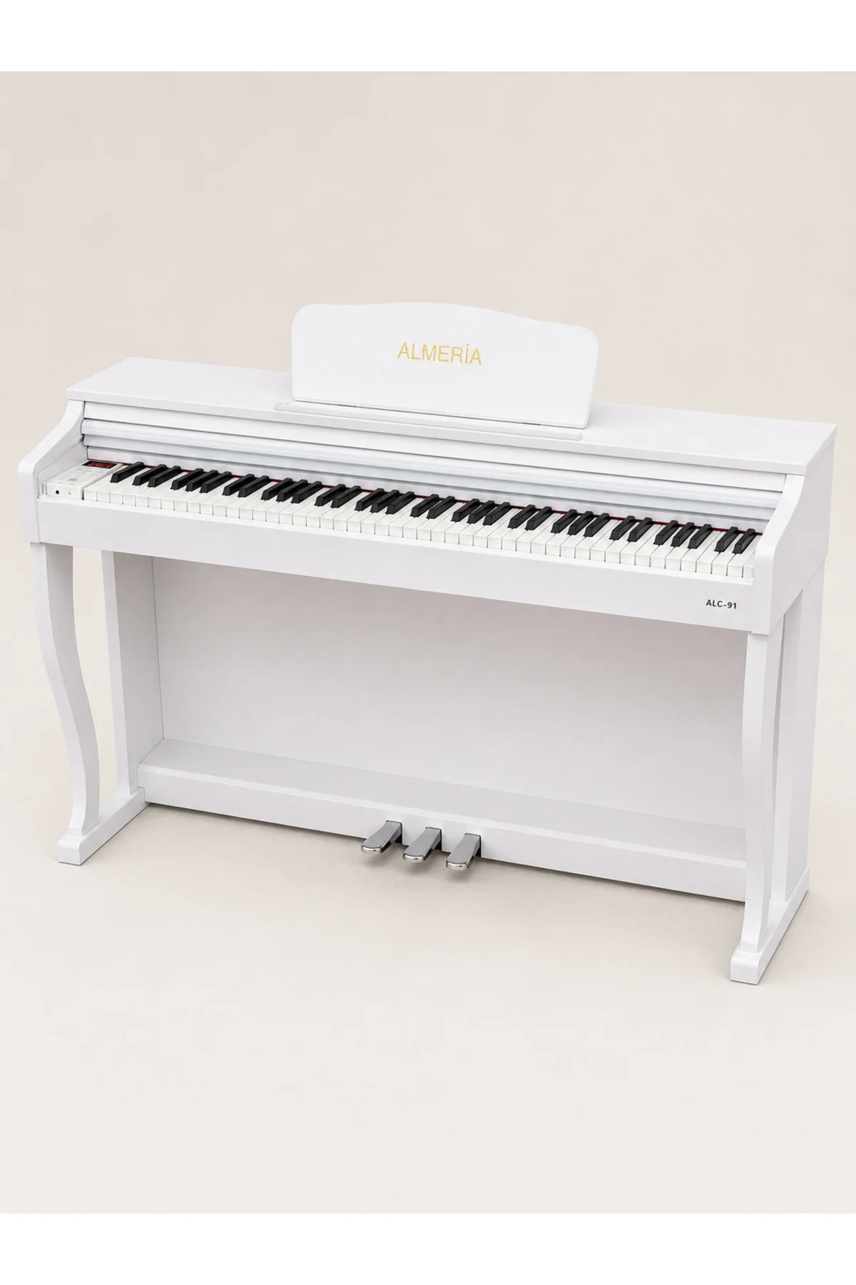 ALC-91 WH Beyaz Dijital Piyano (Tabure Hediye + Kulaklık) ALC-91 WH Beyaz Dijital Piyano (Tabure Hediye + Kulaklık)