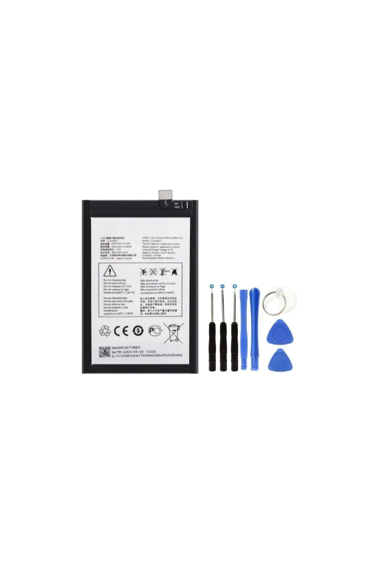 Alcatel A3 2019 - Alcatel 5v Pil Batarya Ve Tamir Seti Tlp038c7