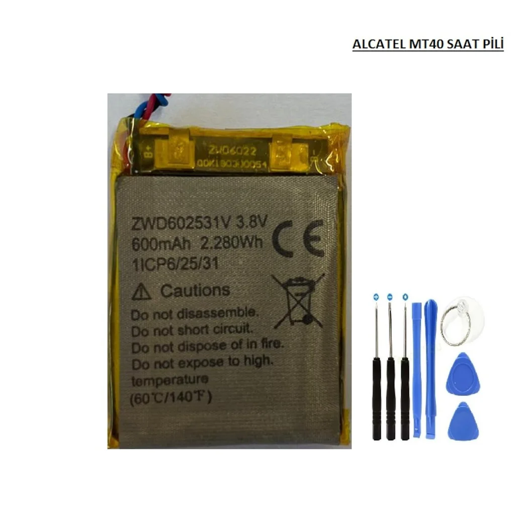 Alcatel Mt40 Akıllı Saat Pil Batarya ve Tamir Seti