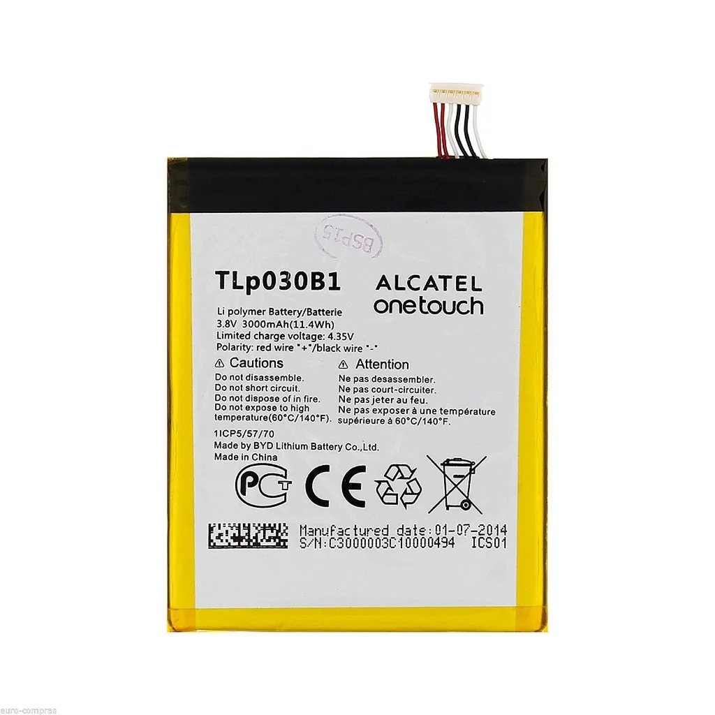 Alcatel One Touch Pop S7 Tlp030B1 Pil Batarya + Tamir Seti