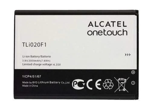 ALCATEL ONE TOUCH TLi020F1 PİXİ4/POP2/OT-7040/7040D/5042 Batarya Pil ALCATEL ONE TOUCH TLi020F1 PİXİ4/POP2/OT-7040/7040D/5042 Batarya Pil