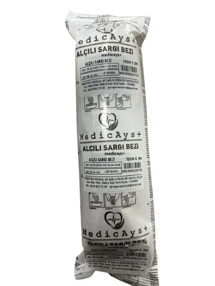 Alçı Sargı Bezi 15cm X 2mt - Hızlı Sertleşen Ortopedi Bandı