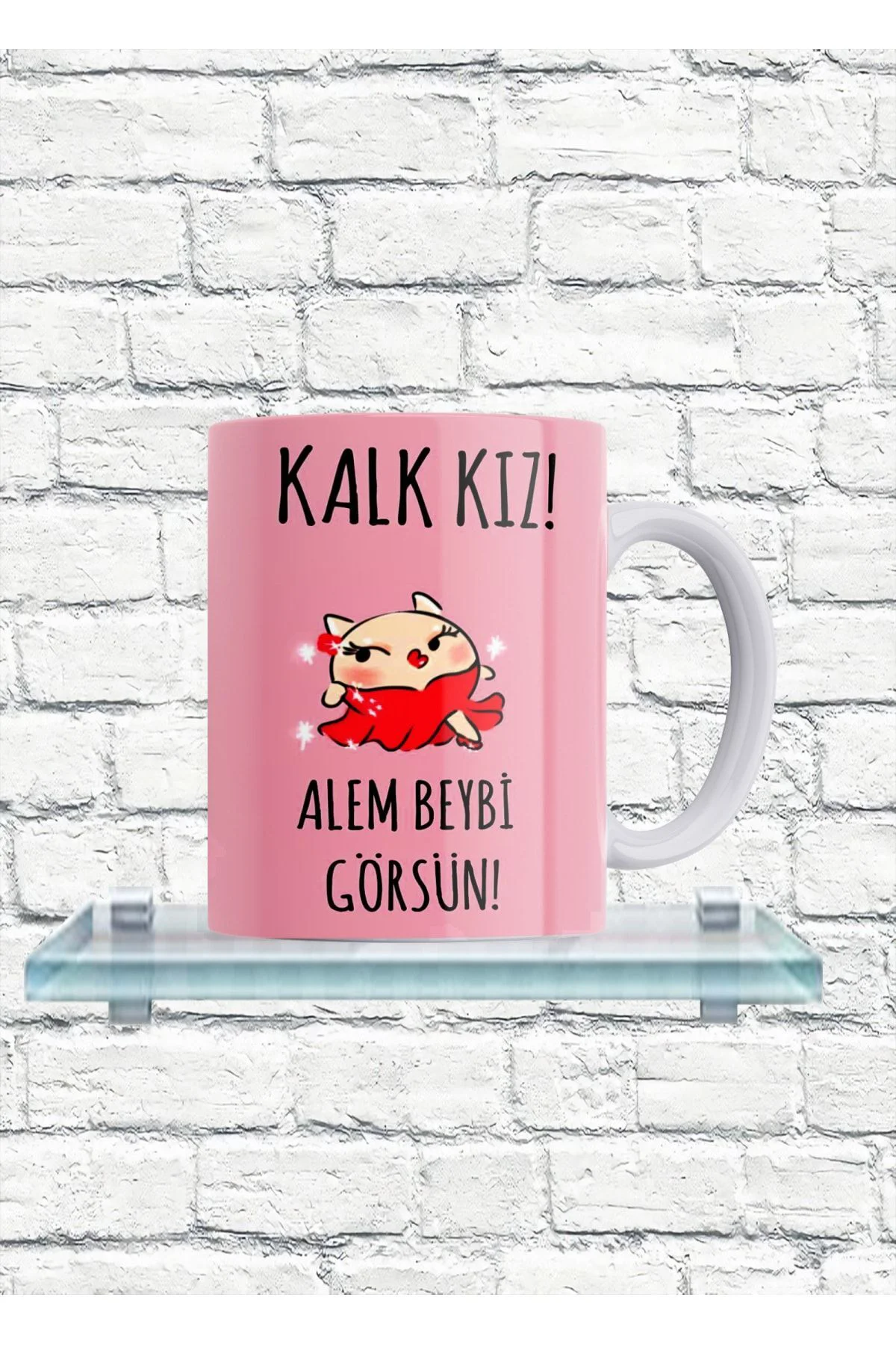 Alem Beybi Görsün Yazılı %100 Porselen Kupa Alem Beybi Görsün Yazılı %100 Porselen Kupa