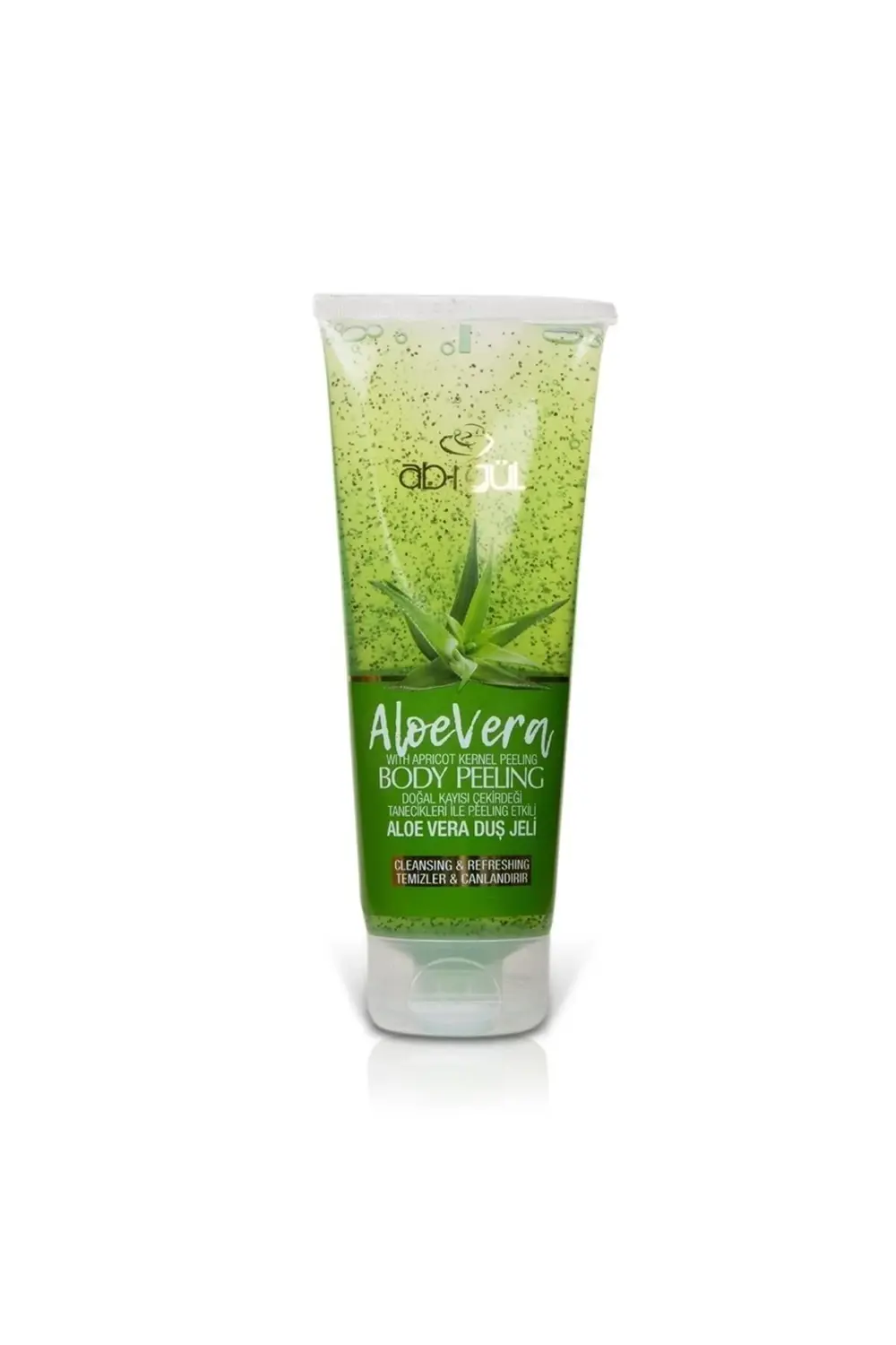 Aleo Vera Body Peeling Doğal Kayısı Çekirdeği Tanecikleri 250 Ml