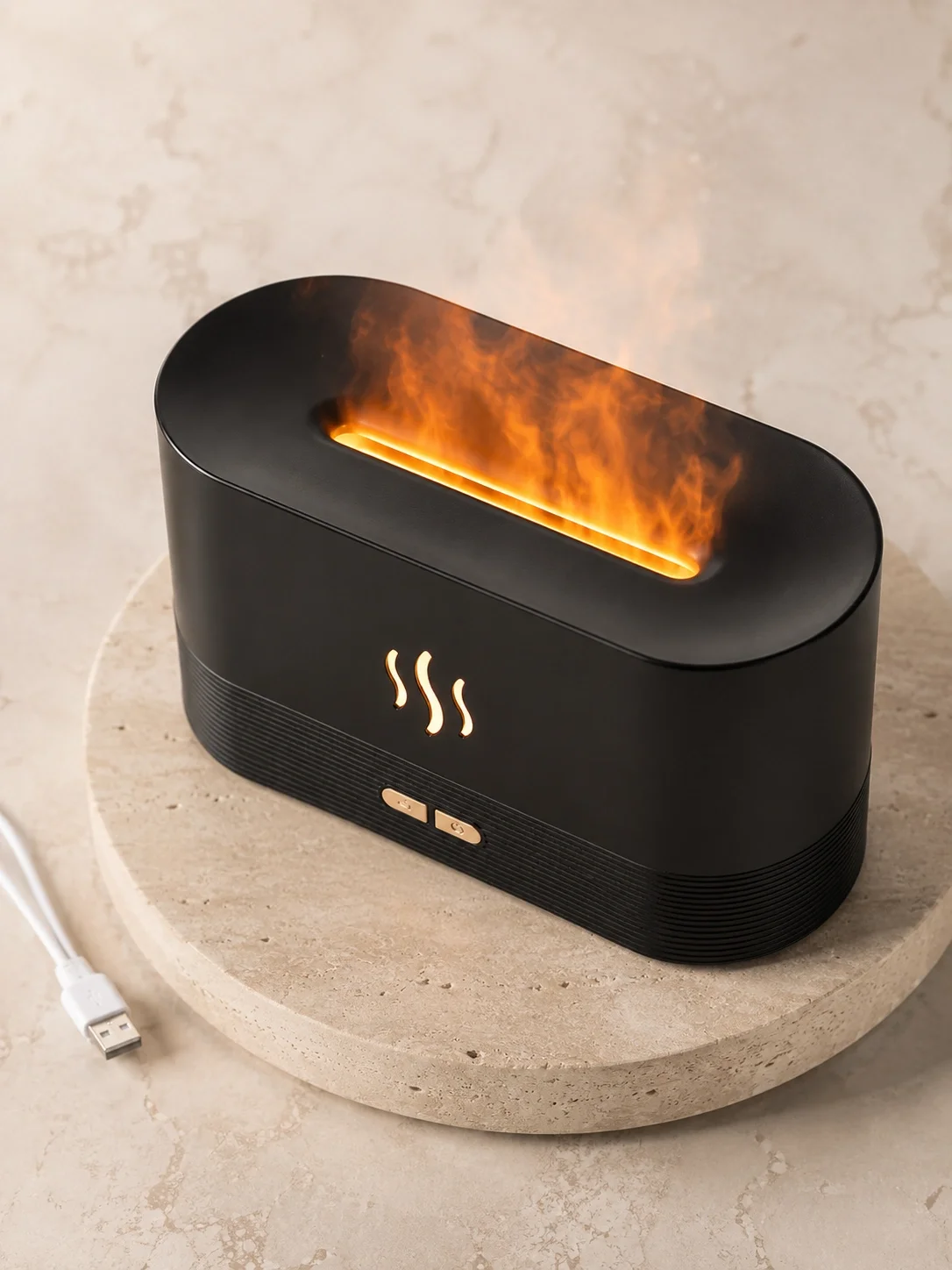 Alev Efektli Aroma Difüzörü Uçucu Yağ Destekli USB Hava Nemlendirici Fiyatı, Yorumları ve Özellikleri