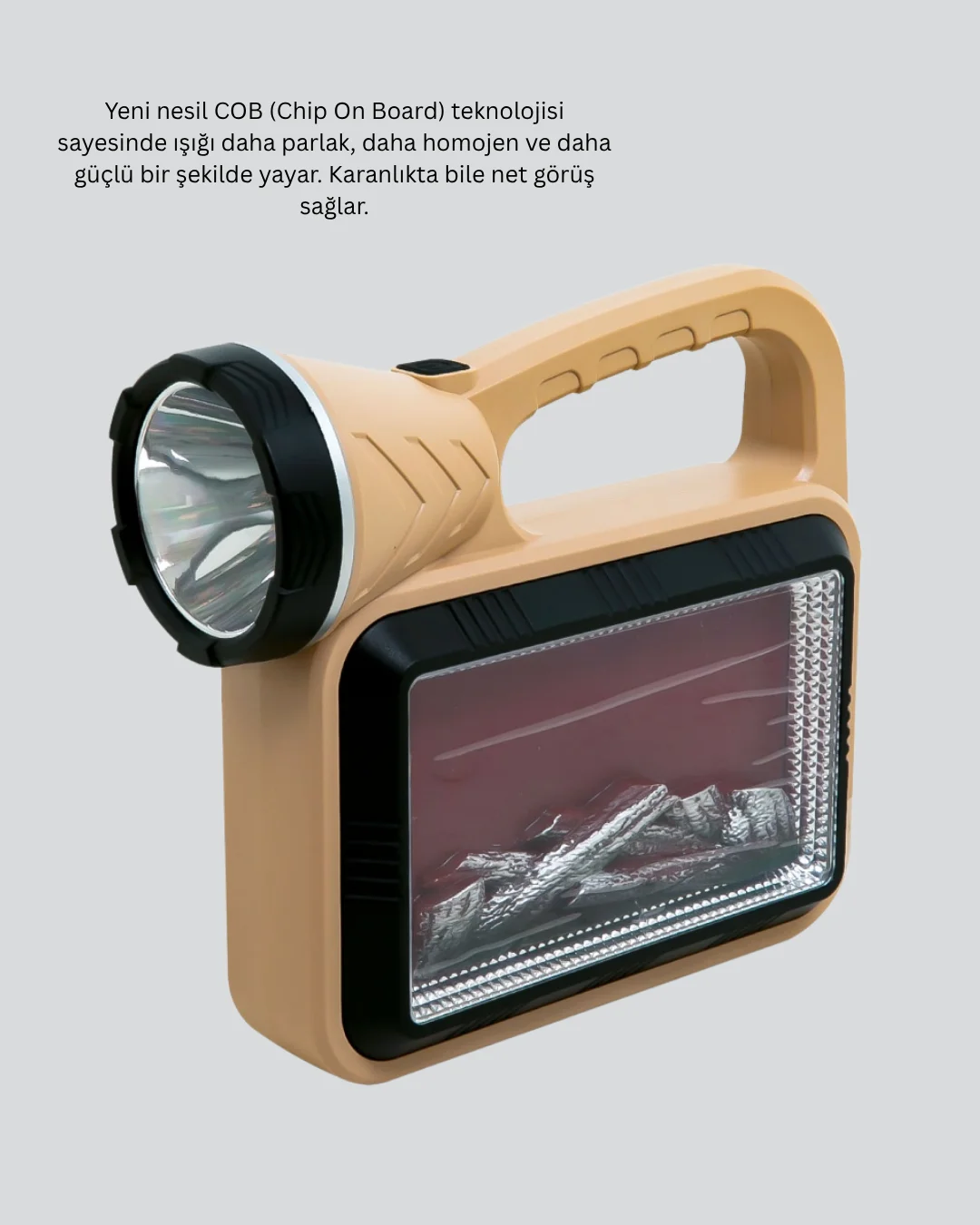 Alev Efektli Güneş Enerjili Lamba – Su Geçirmez