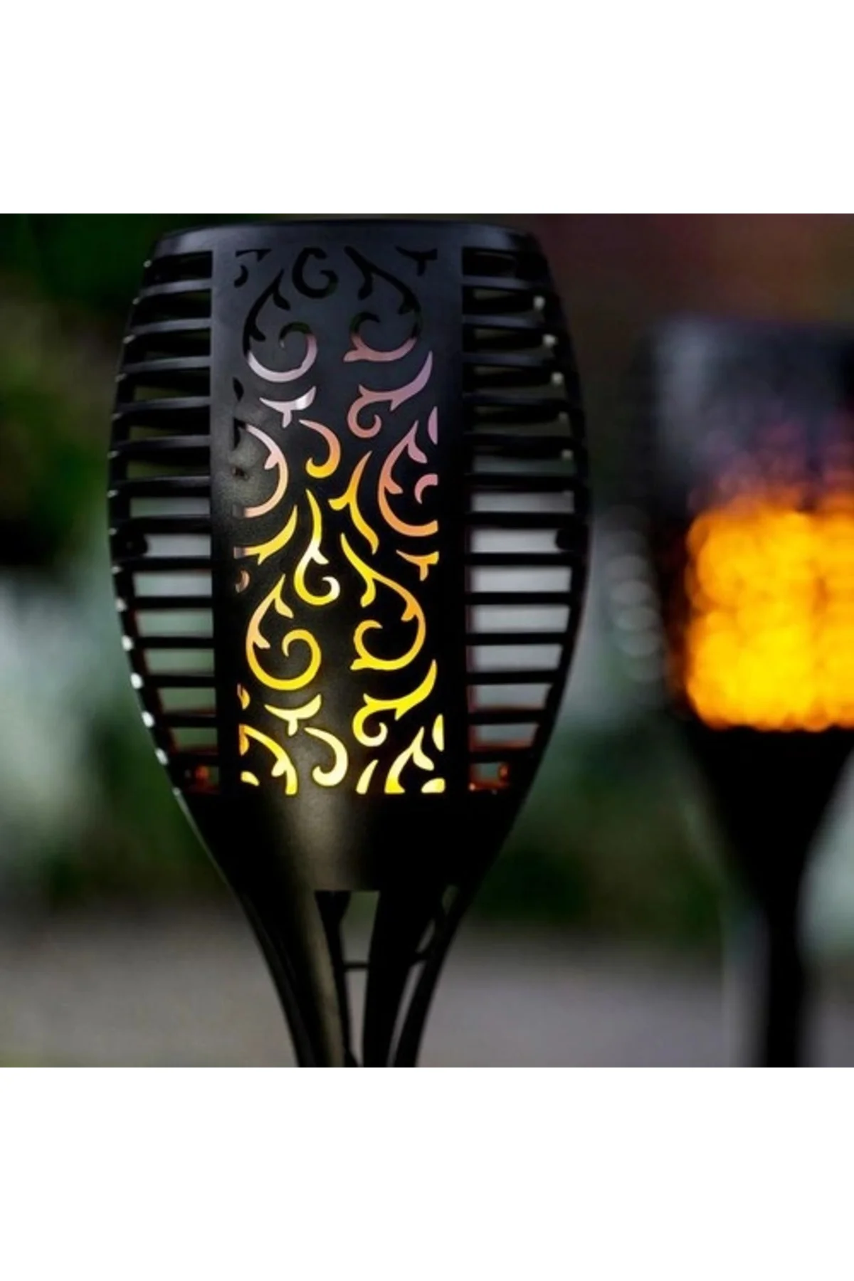 Alev Efektli Solar Bahçe Lambası (51 Cm) - Görsel 2