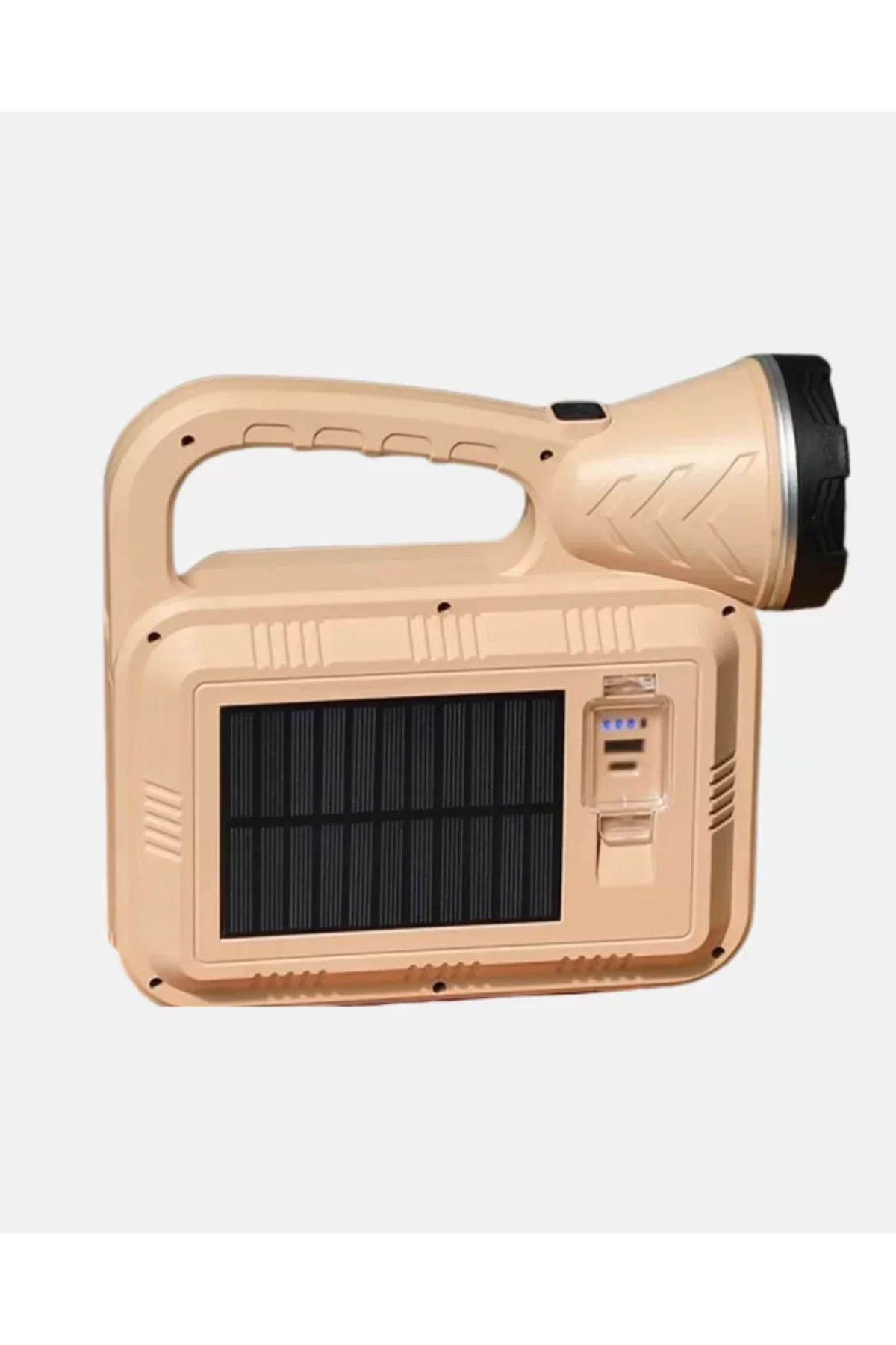 Alev Efektli Solar Lamba COB Işıklı Taşınabilir Bahçe Kamp Aydınl