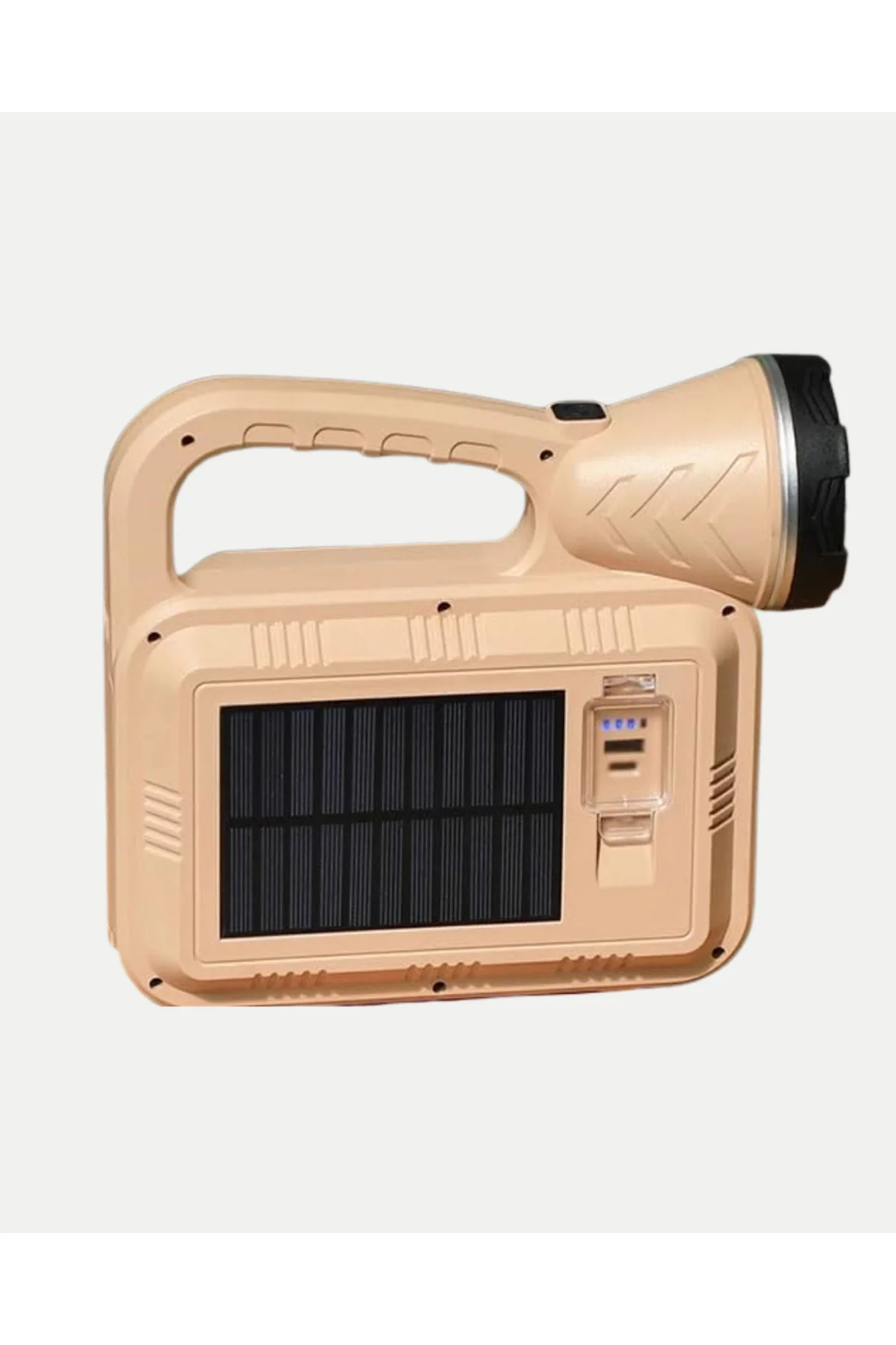Alev Efektli Solar Lamba COB Işıklı Taşınabilir Bahçe Kamp Aydınl