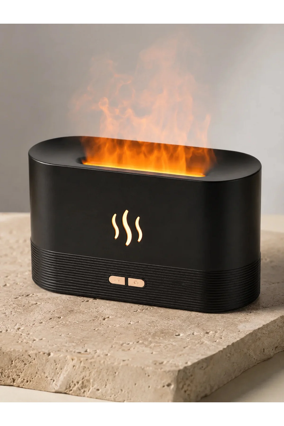 Alev Efektli Ultrasonik Aroma Difüzörü 180 ML LED Işıklı Hava Nemlendirici Alev Efektli Ultrasonik Aroma Difüzörü 180 ML LED Işıklı Hava Nemlendirici - Görsel 3