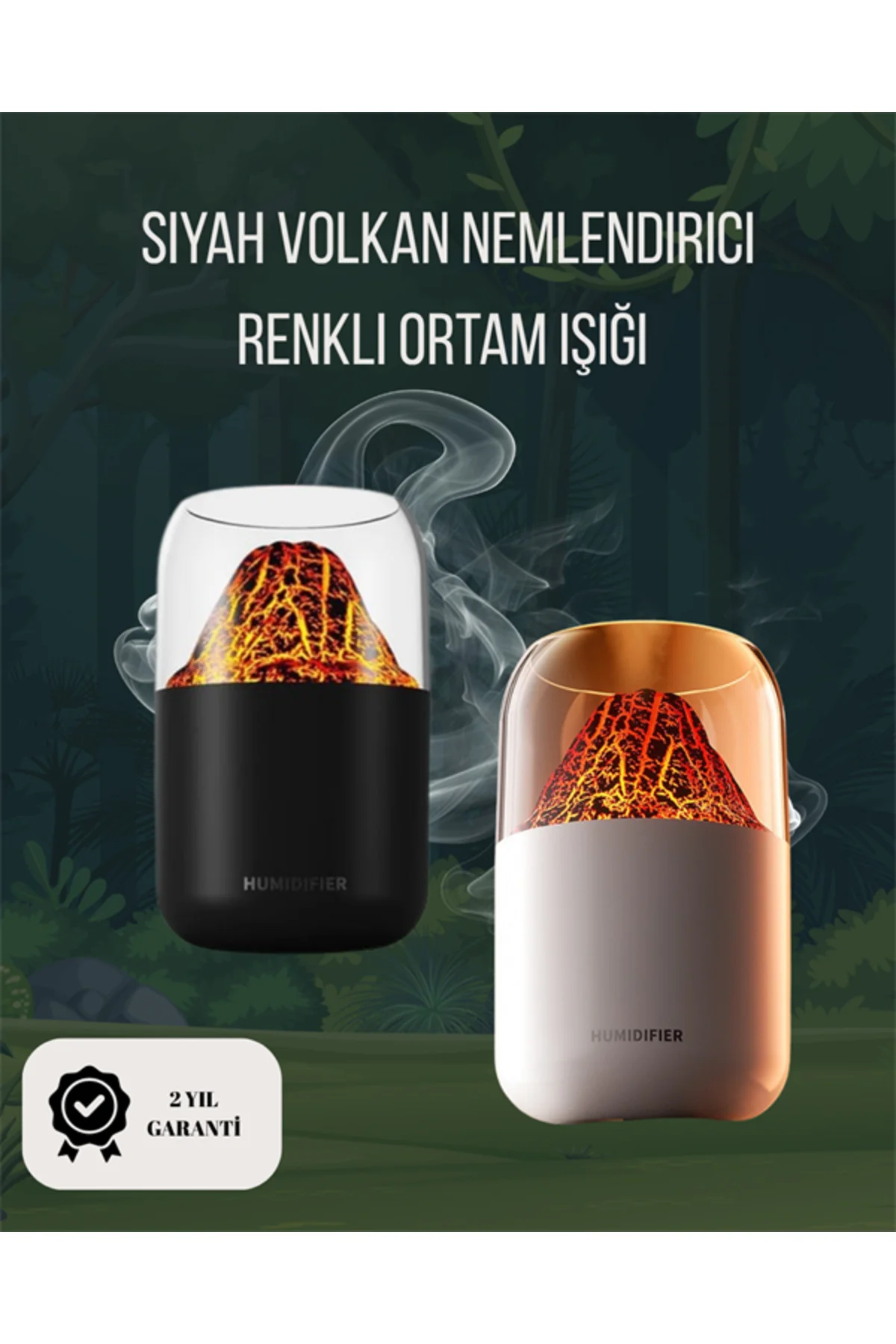 Alev Efektli Ultrasonik Difüzör