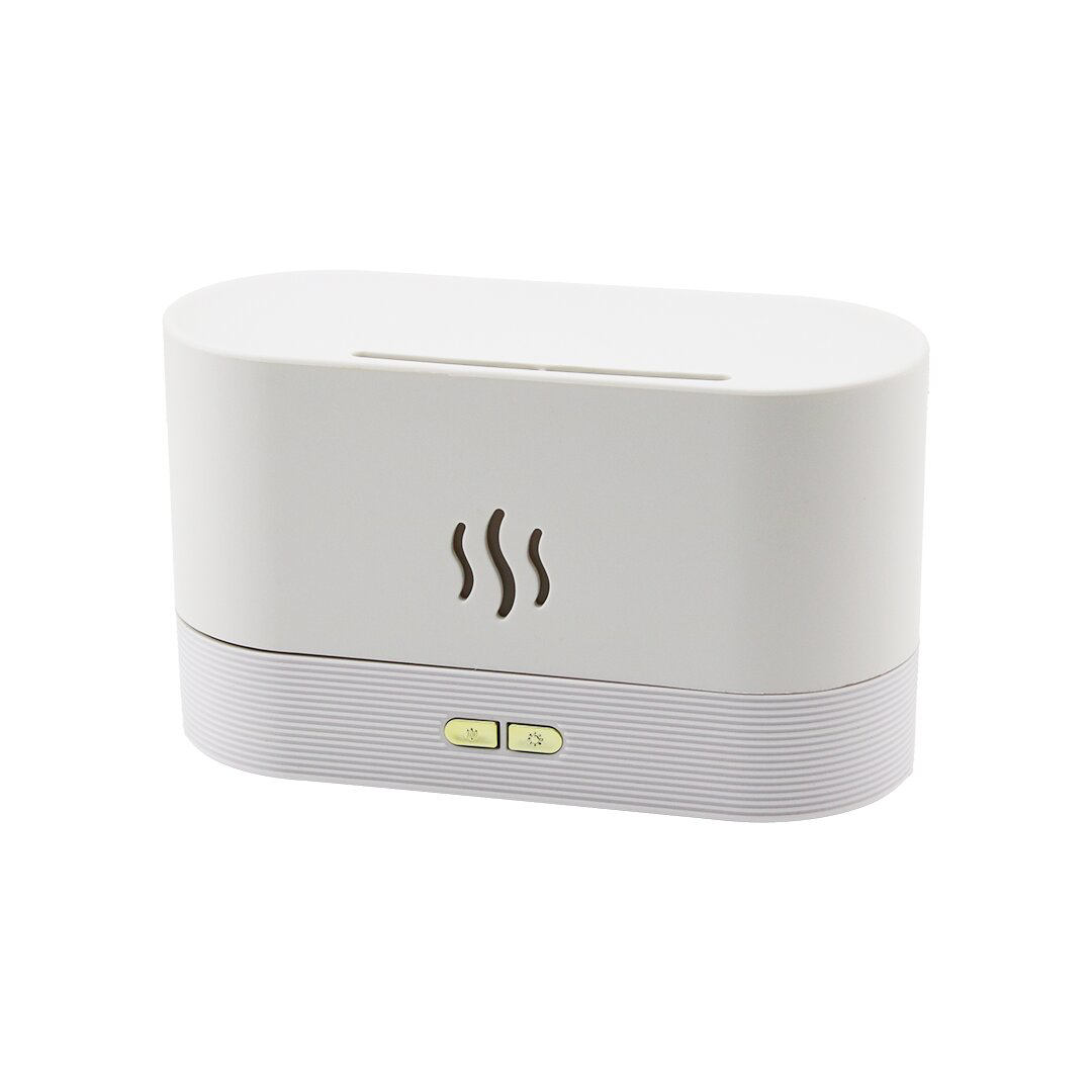ALEV - GENİŞ OVAL 180ML USB ŞARJ -IŞIKLI HAVA NEMLENDİRİCİ -BUHAR