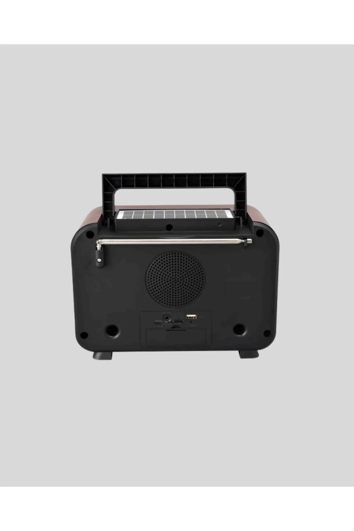 Alev Işığı Efektli Solar Bluetooth Hoparlör Radyo Destekli Taşınabilir Model - Görsel 4