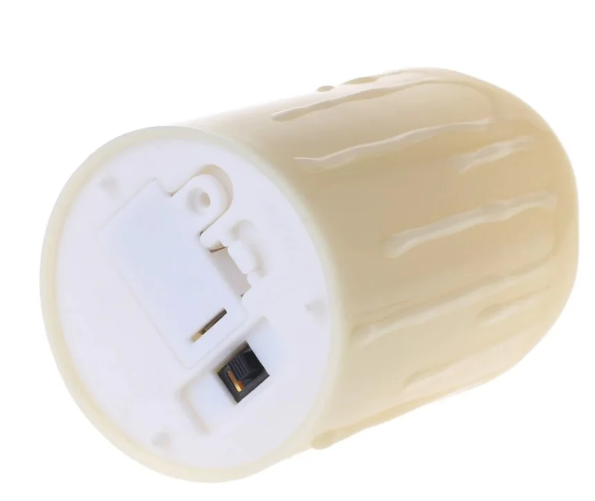 Alevli Led Mum Hareketli Alev Görünümlü Dekoratif Mum - 7Cm