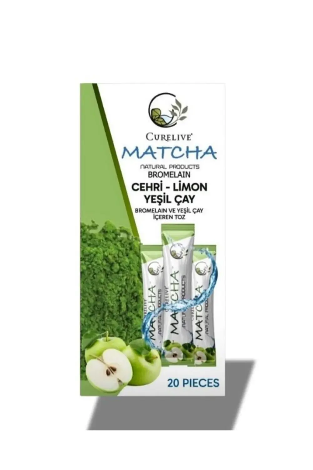 Curelive Aleyna Baharat Matcha Detox Bromelain Elma Aromalı Detox Burner F