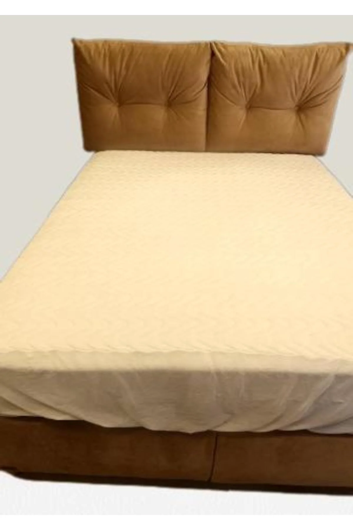 ALEZ Fitted 90175 Model Full Kenar Yatak koruyucu 90x190 Pamuk Beyaz El Yapım ALEZ Fitted 90175 Model Full Kenar Yatak koruyucu 90x190 Pamuk Beyaz El Yapım - Görsel 2