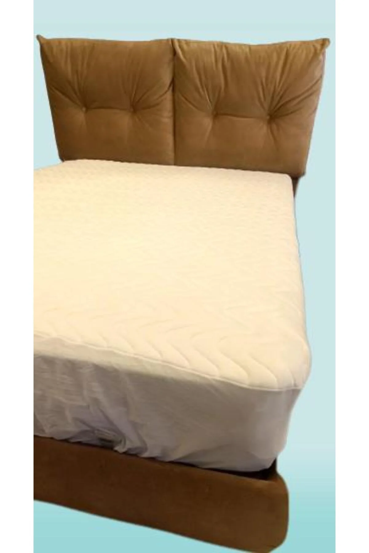 ALEZ Fitted 90179 Full Kenar Yatak koruyucu Lastikli 160x200 Pamuk Beyaz El Yapım ALEZ Fitted 90179 Full Kenar Yatak koruyucu Lastikli 160x200 Pamuk Beyaz El Yapım - Görsel 8