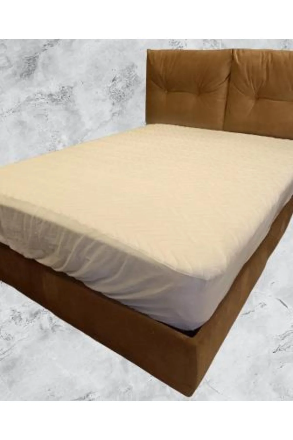 ALEZ Fitted 90179 Full Kenar Yatak koruyucu Lastikli 160x200 Pamuk Beyaz El Yapım ALEZ Fitted 90179 Full Kenar Yatak koruyucu Lastikli 160x200 Pamuk Beyaz El Yapım - Görsel 5