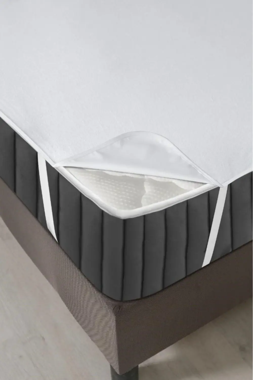 Alez Pamuklu Dört Köşe Lastik Yatak Koruyucu 100*200 cm