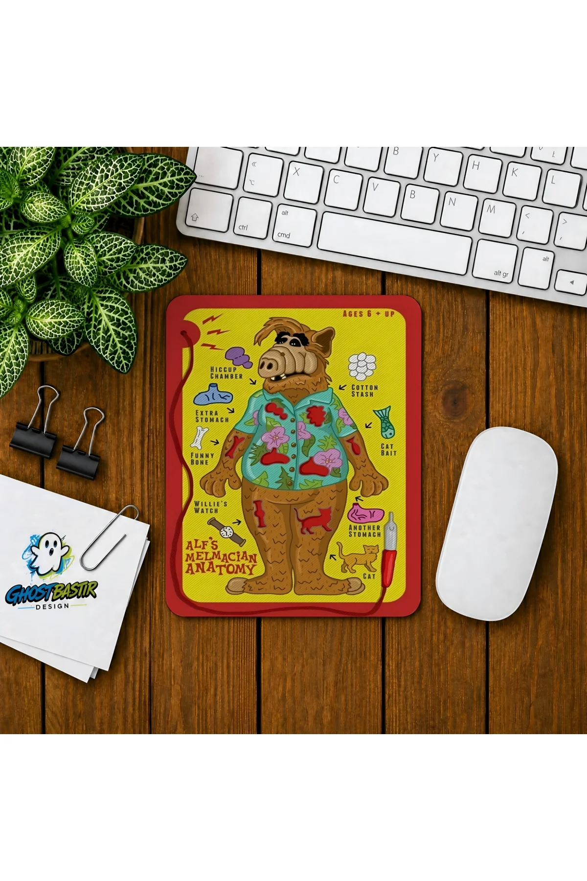Alf Baskılı Oyuncu Mousepad 006