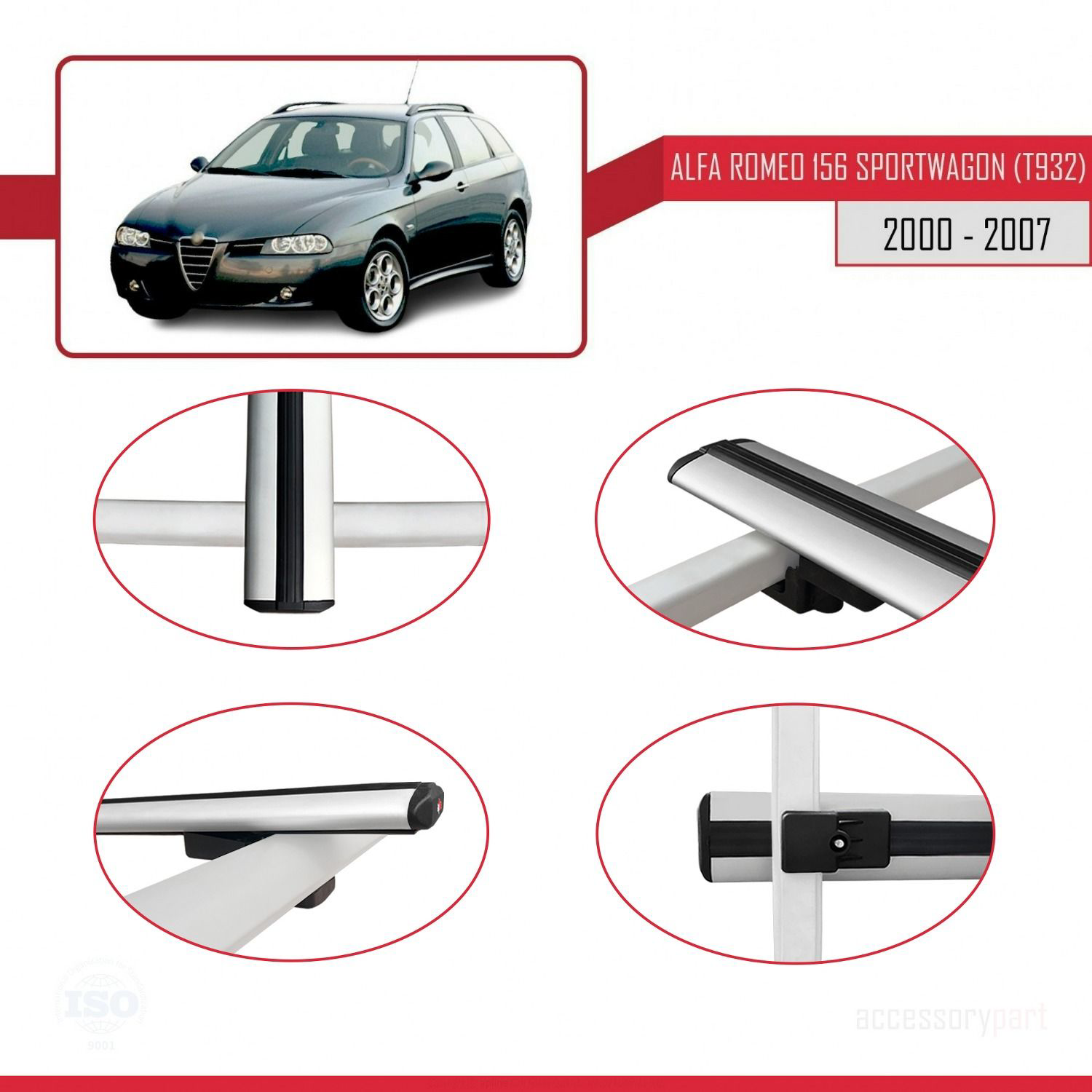 Alfa Romeo 156 Sportwagon (T932) 2000-2007 Arası ile uyumlu Basic