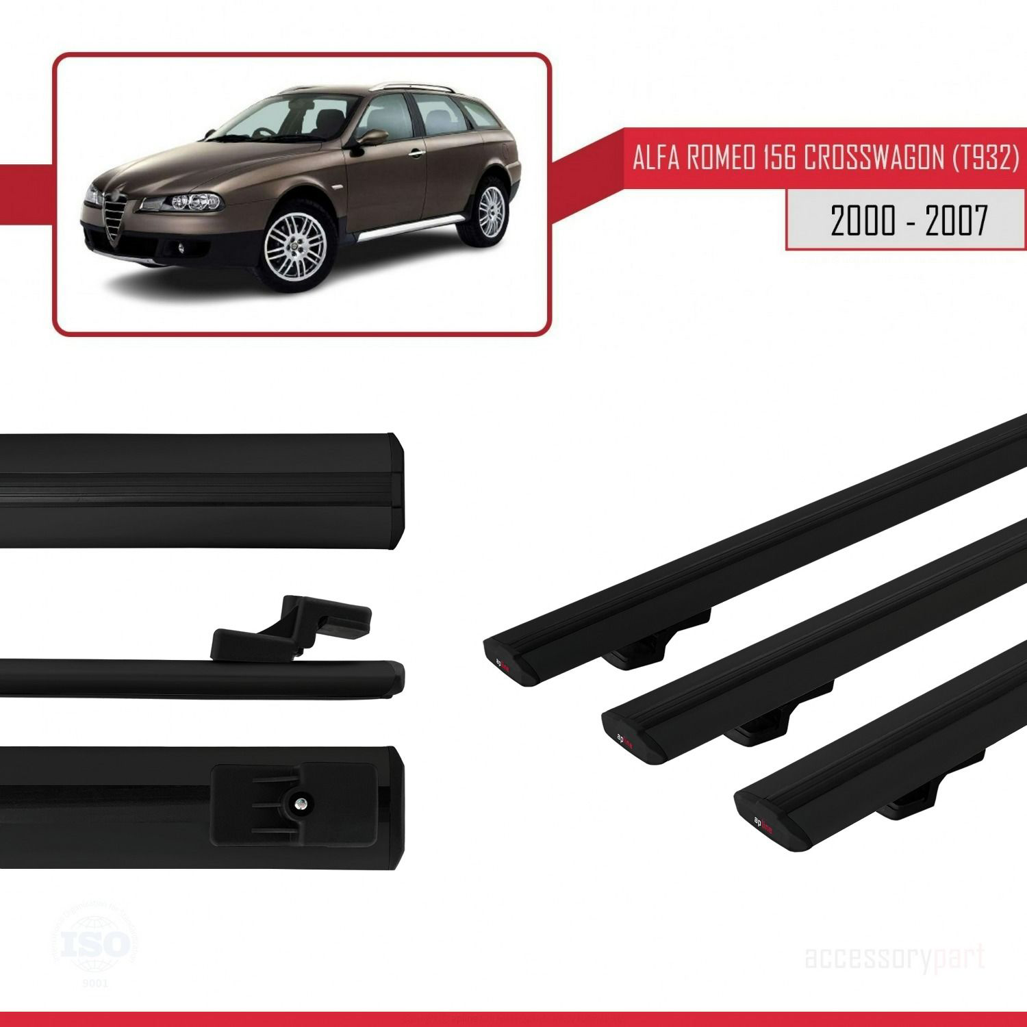 Alfa Romeo 156 Crosswagon (T932) 2000-2007 Arası ile uyumlu Basic
