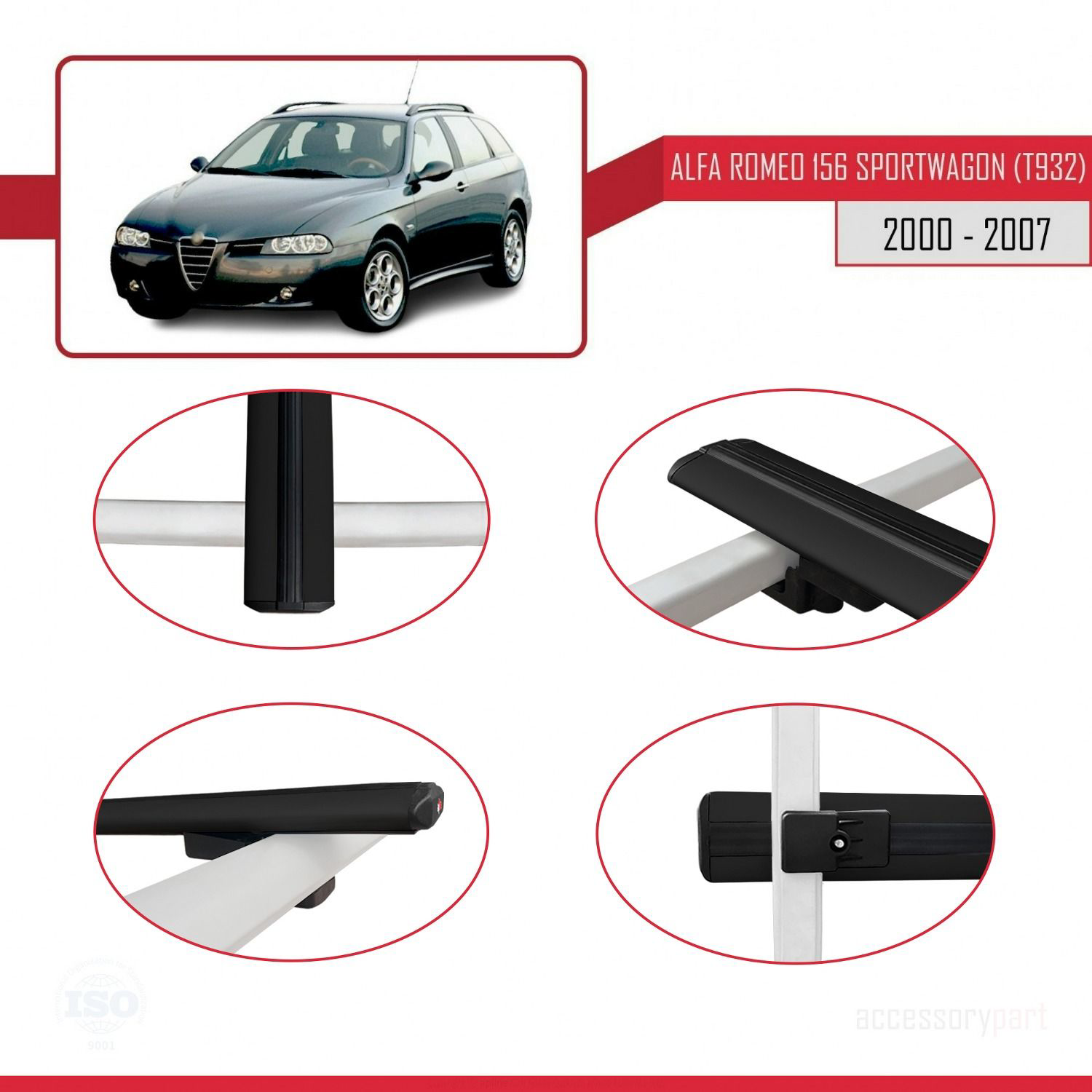 Alfa Romeo 156 Sportwagon (T932) 2000-2007 Arası ile uyumlu Basic