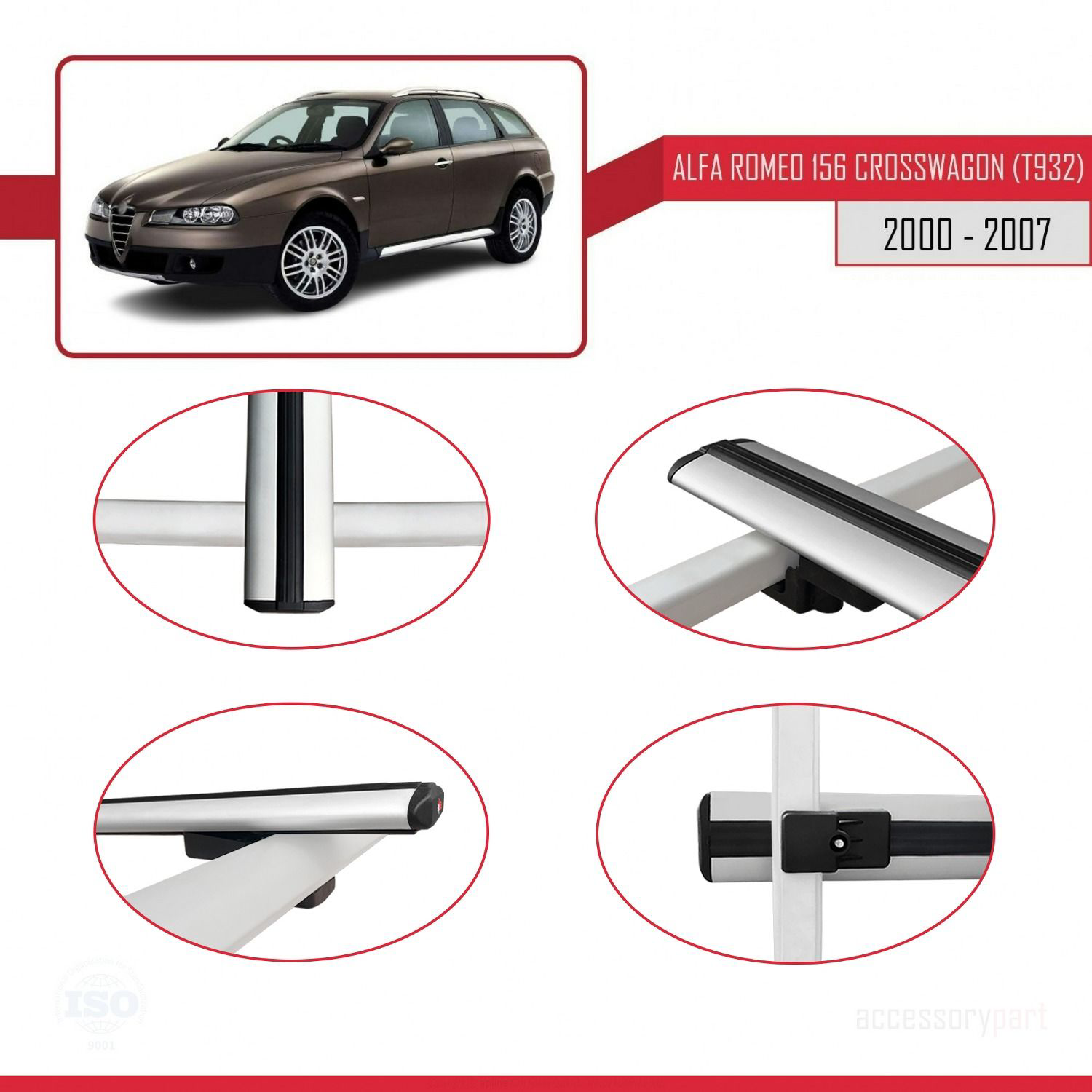 Alfa Romeo 156 Crosswagon (T932) 2000-2007 Arası ile uyumlu Basic