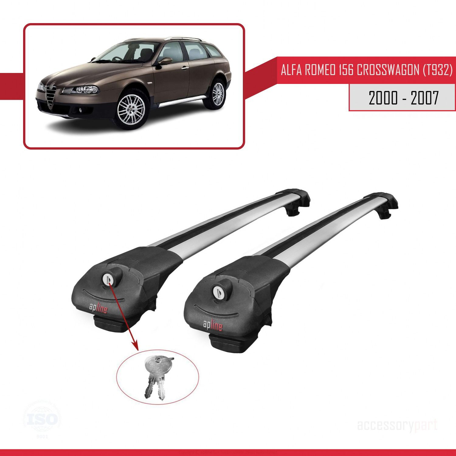 Alfa Romeo 156 Crosswagon (T932) 2000-2007 Arası ile uyumlu ACE-1