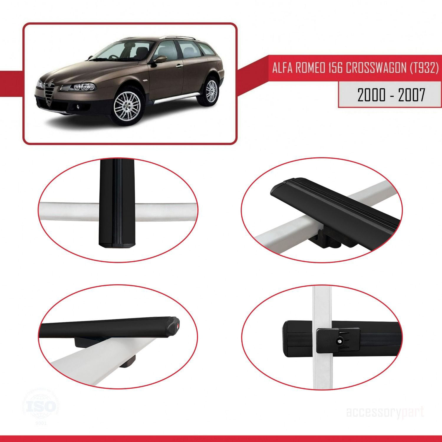 Alfa Romeo 156 Crosswagon (T932) 2000-2007 Arası ile uyumlu Basic