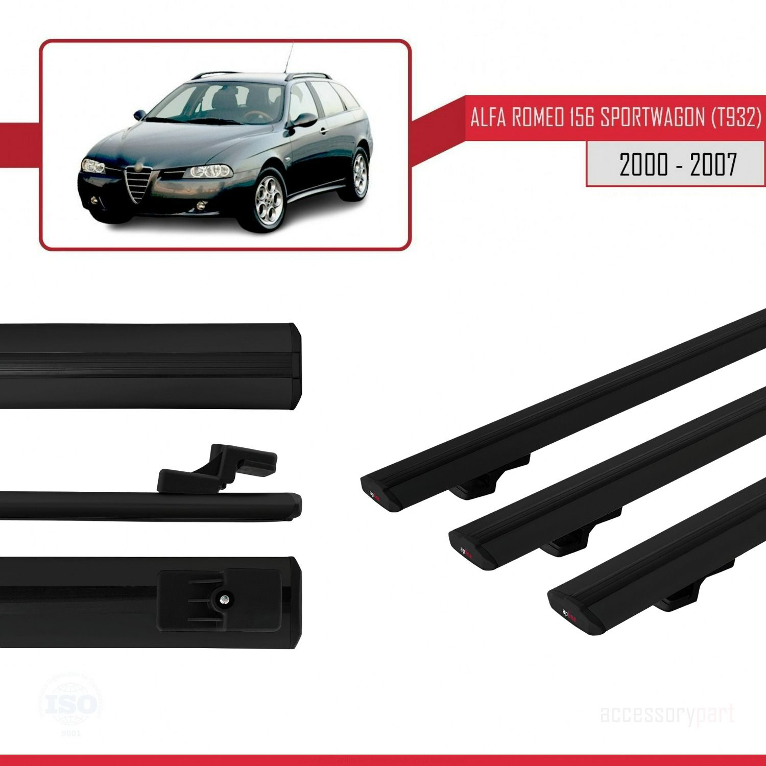 Alfa Romeo 156 Sportwagon (T932) 2000-2007 Arası ile uyumlu Basic